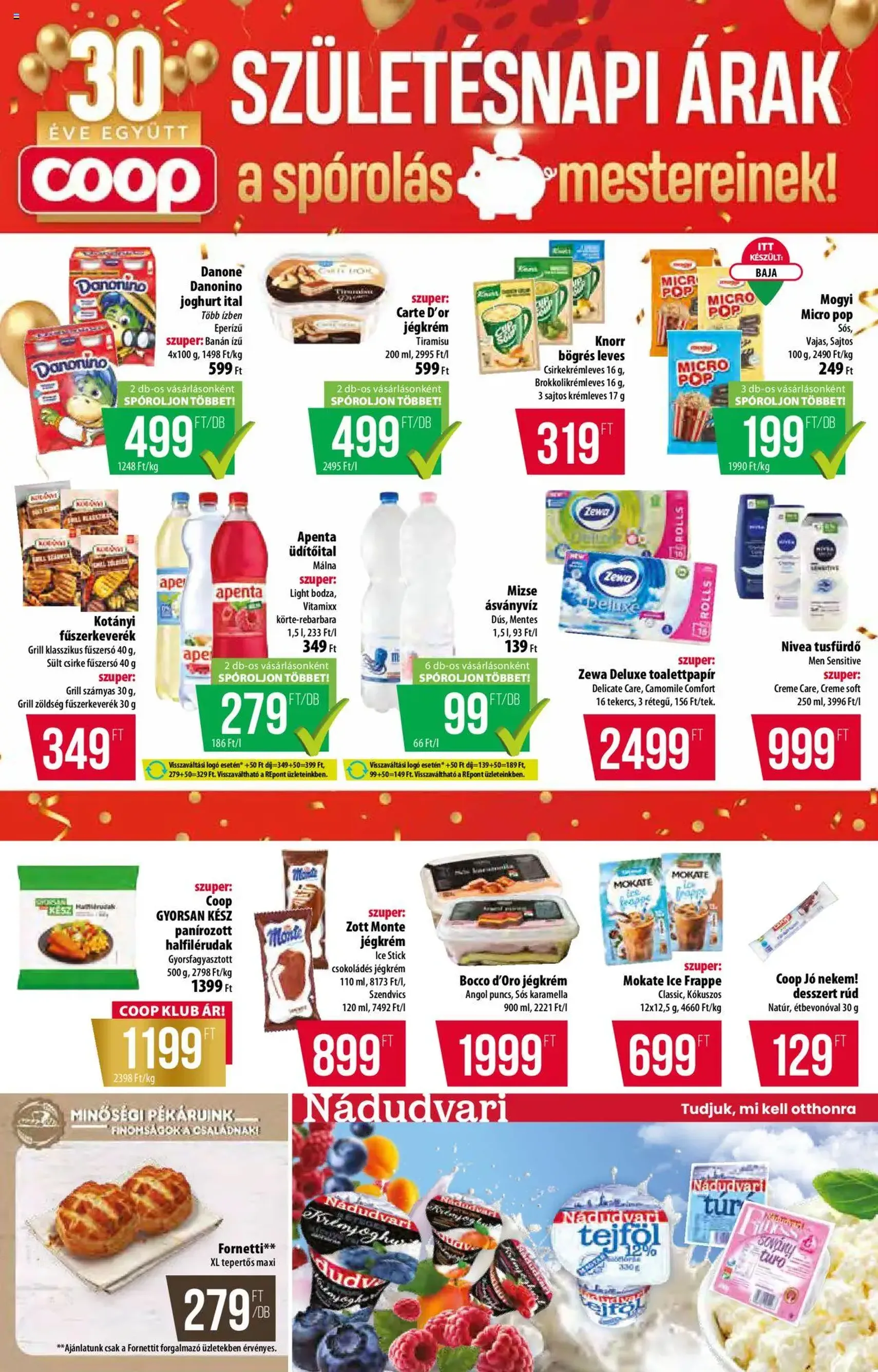 COOP Szolnok Akciós újság - 2025.07.31. érvényes szórólap 3 oldal 8 oldalból COOP Szolnok Akciós újság - 2025.07.31. érvényes szórólap 3 oldal 8 oldalból