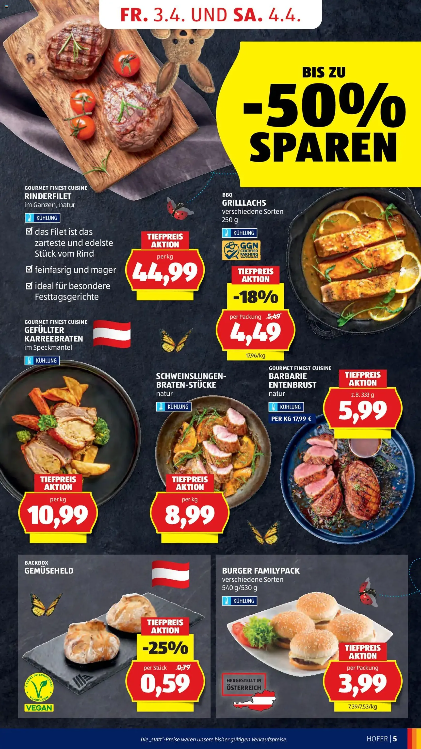 Hofer Flugblatt - Gültiger Prospekt ab 01.04.2026, Seite 7 von insgesamt 41