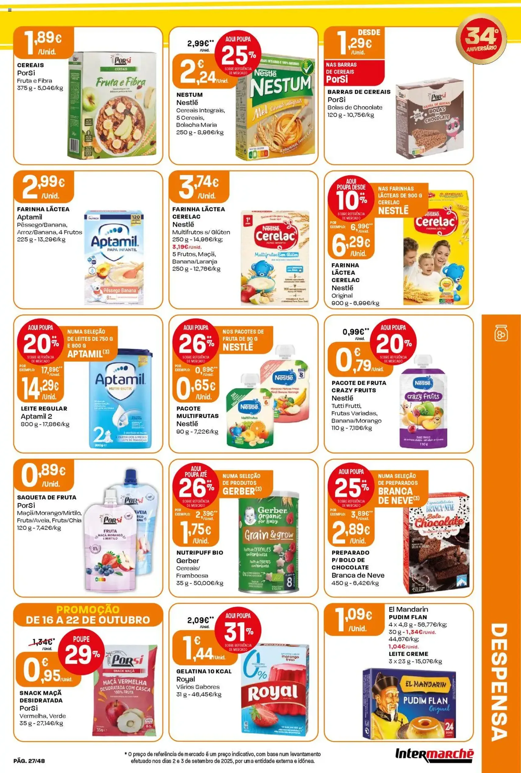 Intermarché folheto - folheto válido a partir de 16/10/2025 página 27 de 48 Intermarché folheto - folheto válido a partir de 16/10/2025 página 27 de 48