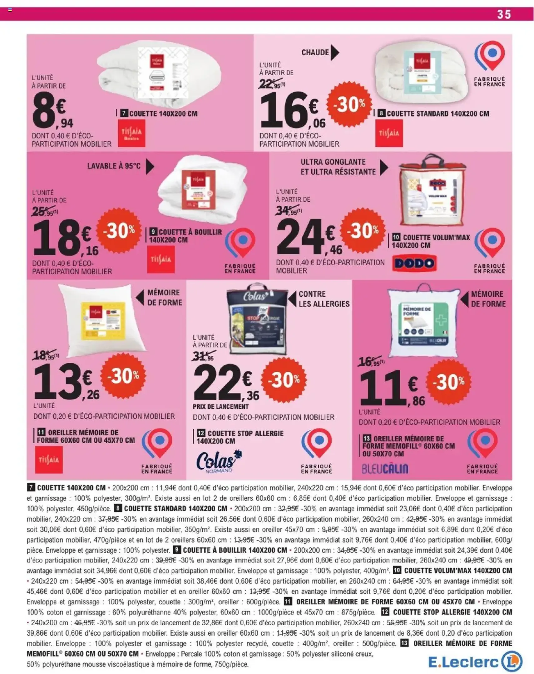 E.Leclerc catalogue semaine 42 - brochure valable à partir du 14/10/2025, page 35 sur 36