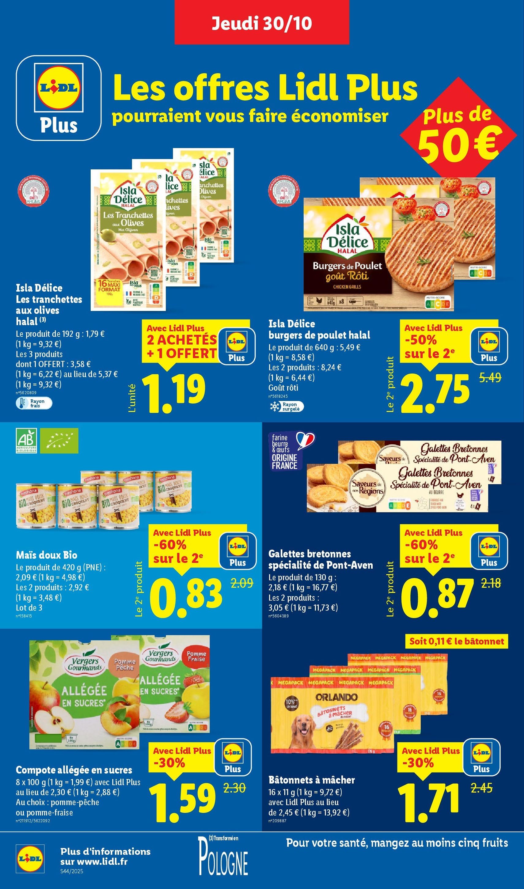 LIDL catalogue semaine 44 - brochure valable à partir du 30/10/2025, page 8 sur 82