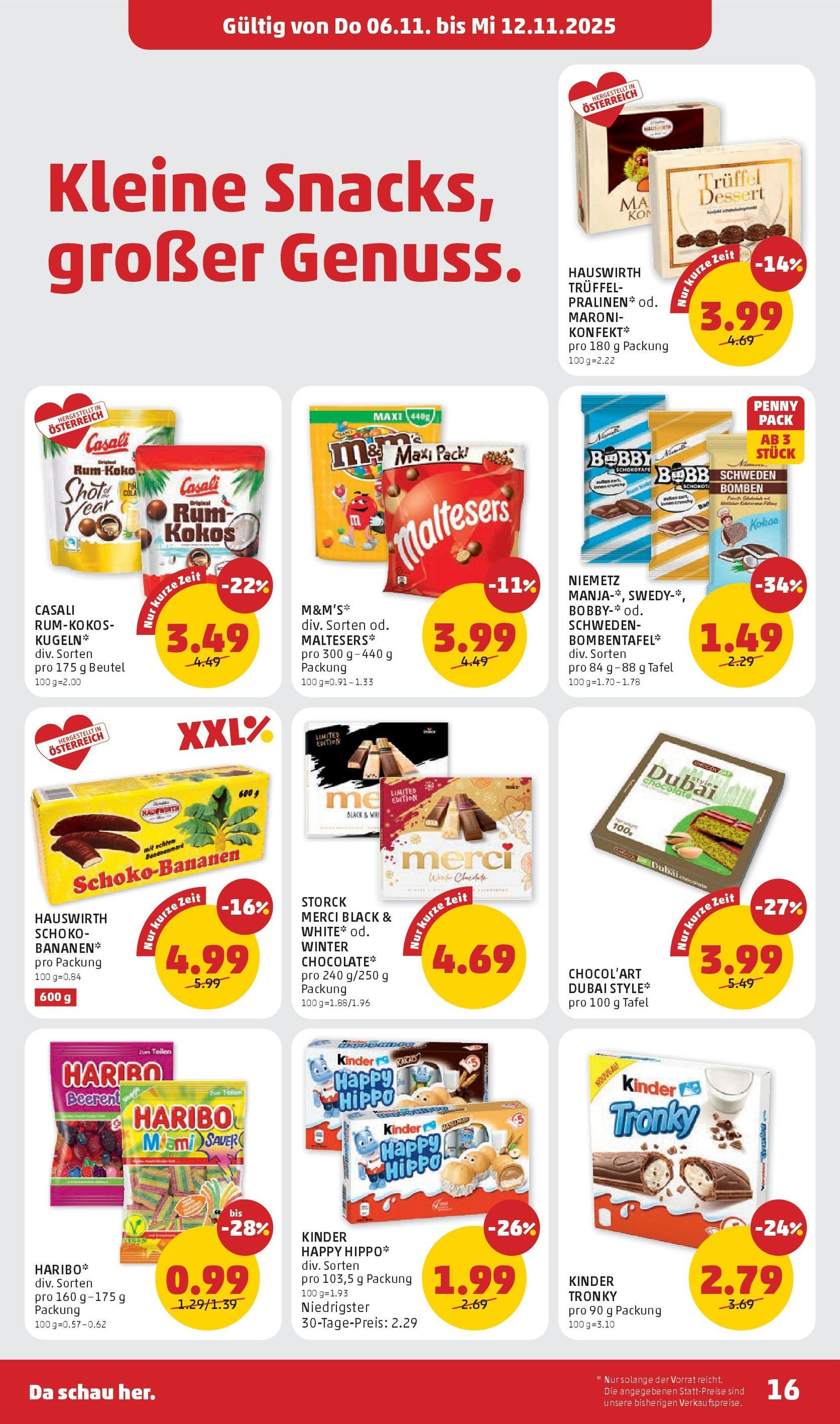 Penny Markt Flugblatt - Gültiger Prospekt ab 06.11.2025, Seite 16 von insgesamt 32