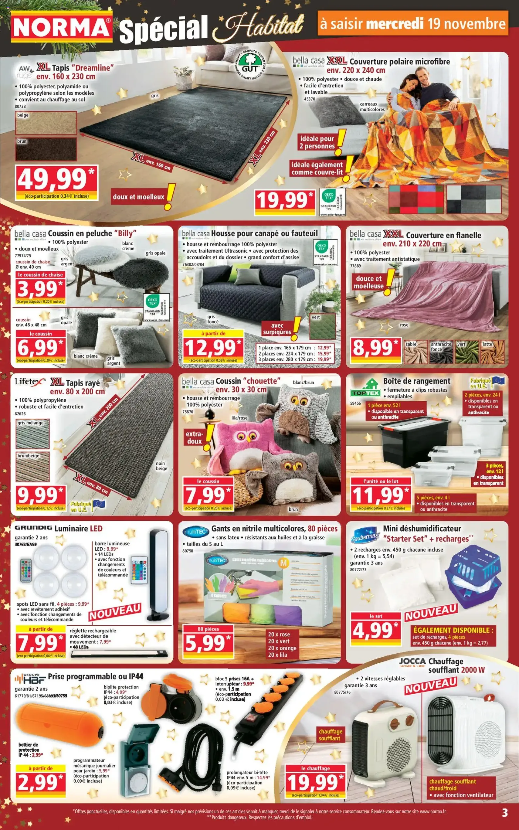 Norma catalogue - brochure valable à partir du 19/11/2025, page 3 sur 12