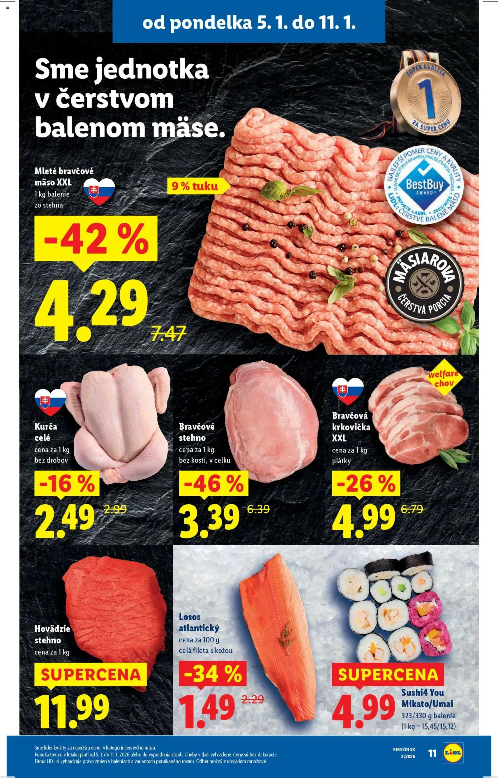 Lidl leták - platný leták od 05.01.2026 strana 11 z 87
