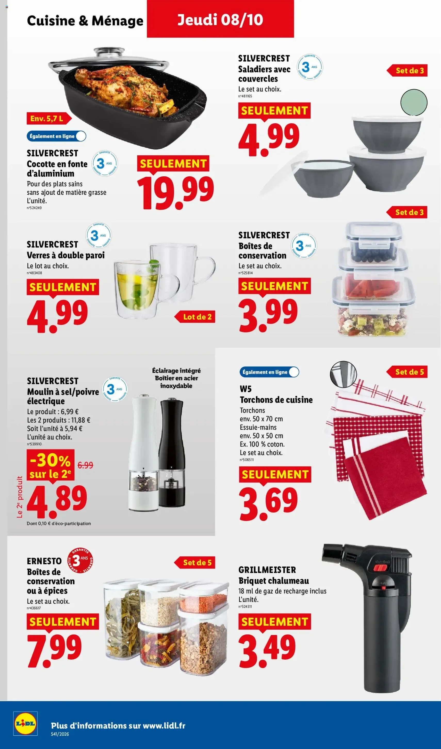LIDL catalogue - brochure valable à partir du 08/10/2026, page 40 sur 61