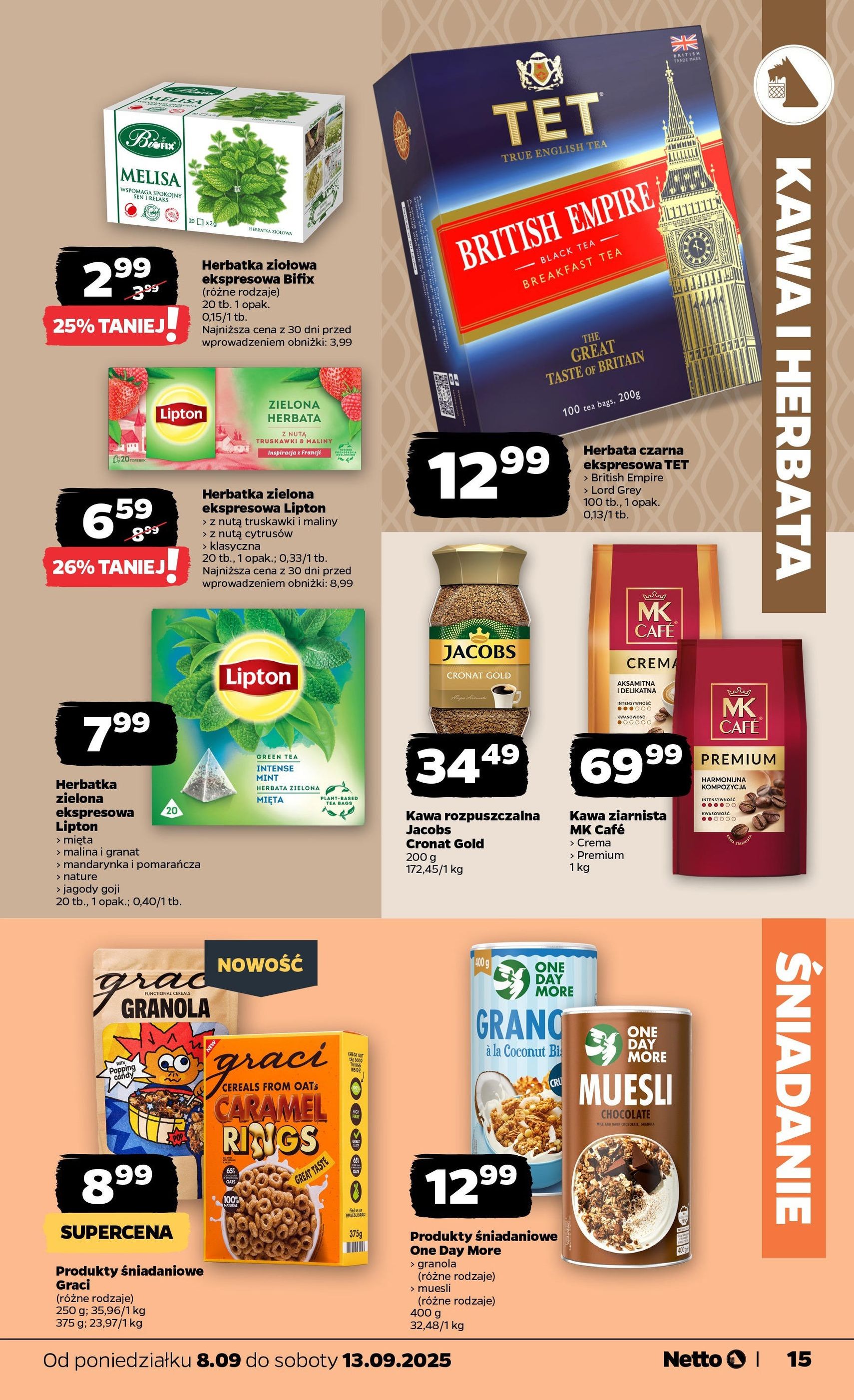 Netto gazetka - Spożywcza - ważny gazetka od 08.09.2025 strona 15 z 30 Netto gazetka - Spożywcza - ważny gazetka od 08.09.2025 strona 15 z 30