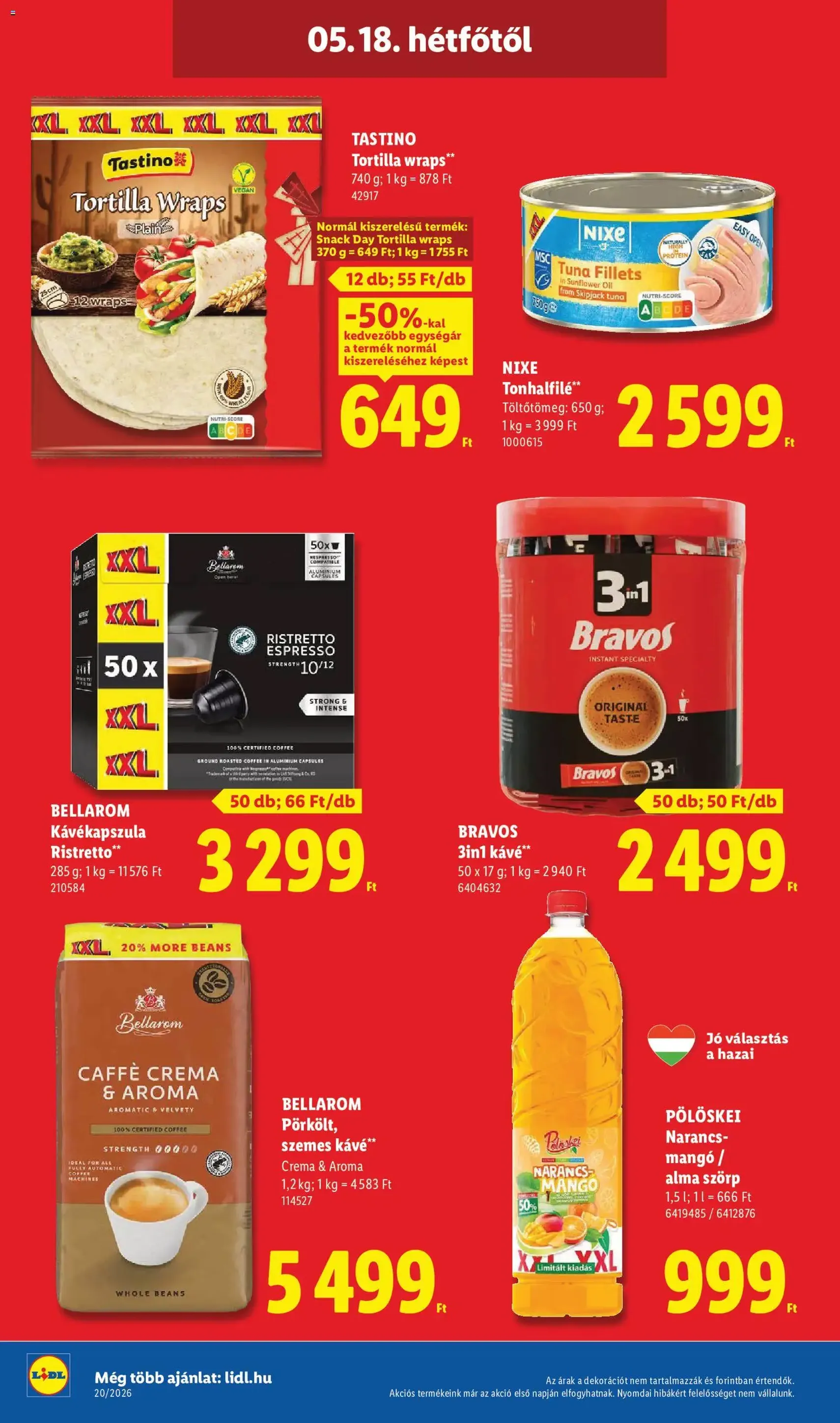 Lidl akciós újság - 2026.05.14. érvényes szórólap 66 oldal 68 oldalból