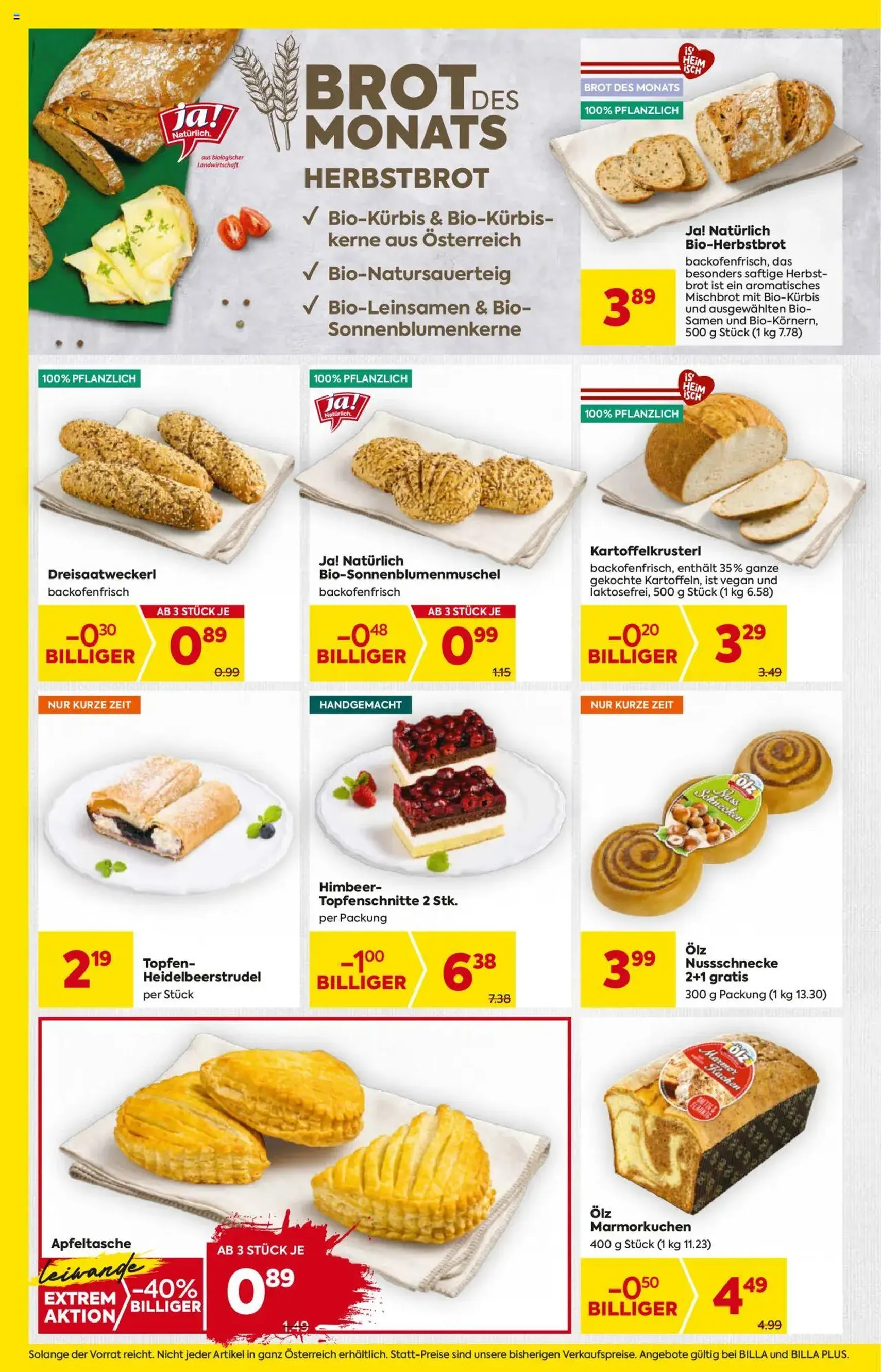 Billa Flugblatt - Gültiger Prospekt ab 04.09.2025, Seite 8 von insgesamt 16 Billa Flugblatt - Gültiger Prospekt ab 04.09.2025, Seite 8 von insgesamt 16