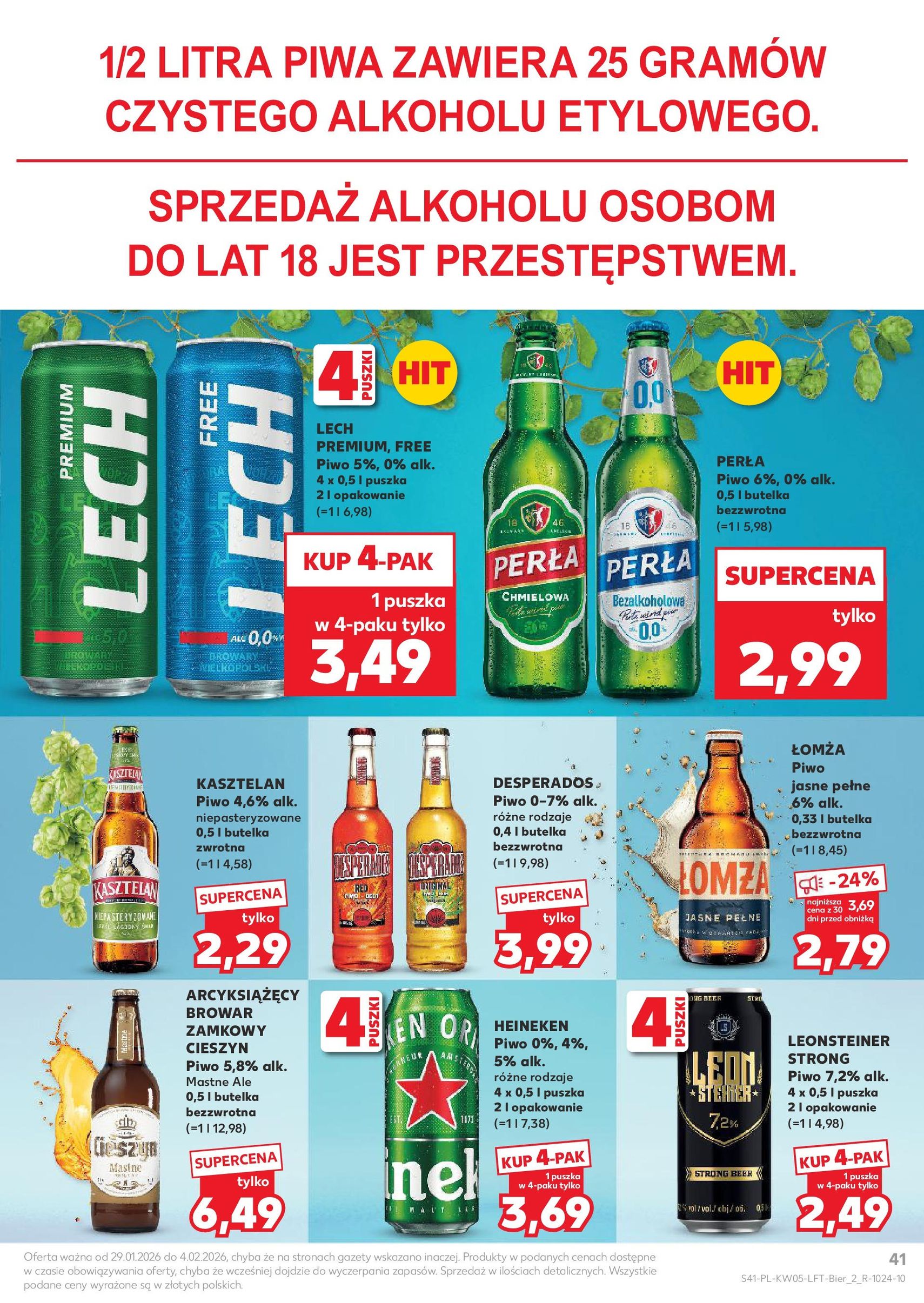 Kaufland gazetka - ważny gazetka od 29.01.2026 strona 41 z 52
