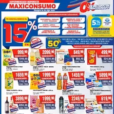 Vista previa del folleto Maxiconsumo ofertas válido desde 15/09/2025