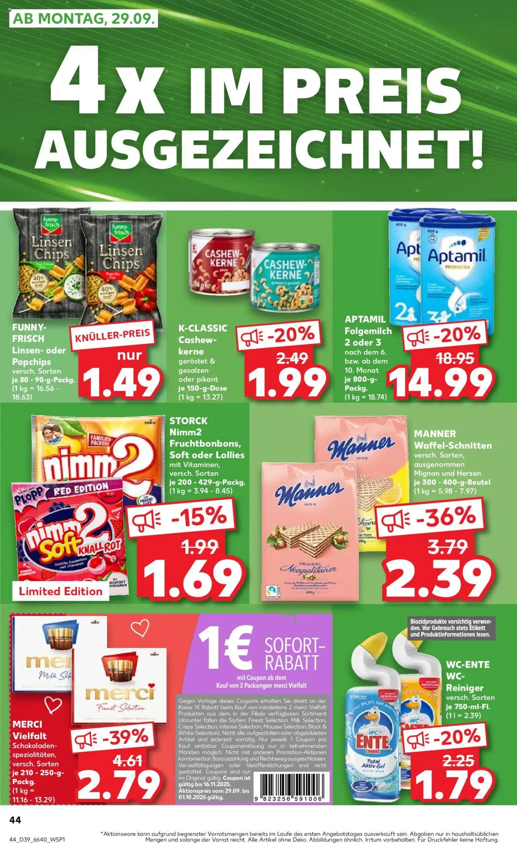 Kaufland Prospekt - Gültiger Prospekt ab 25.09.2025, Seite 44 von insgesamt 60