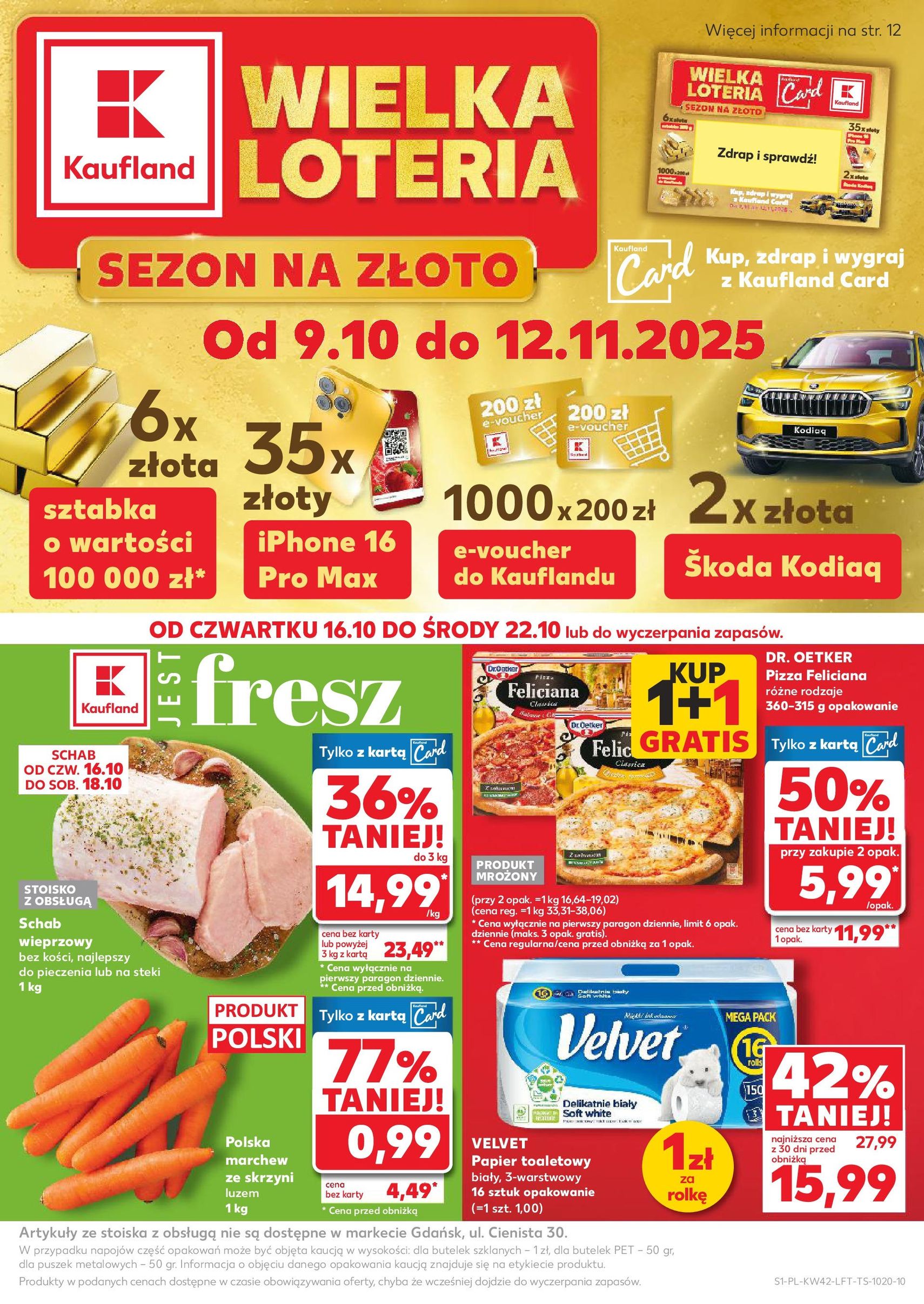Kaufland gazetka - ważny gazetka od 16.10.2025 strona 1 z 63 Kaufland gazetka - ważny gazetka od 16.10.2025 strona 1 z 63
