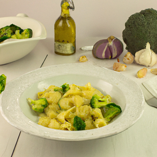Previsualización de la receta Receta de la salsa orecchiette con brocoli