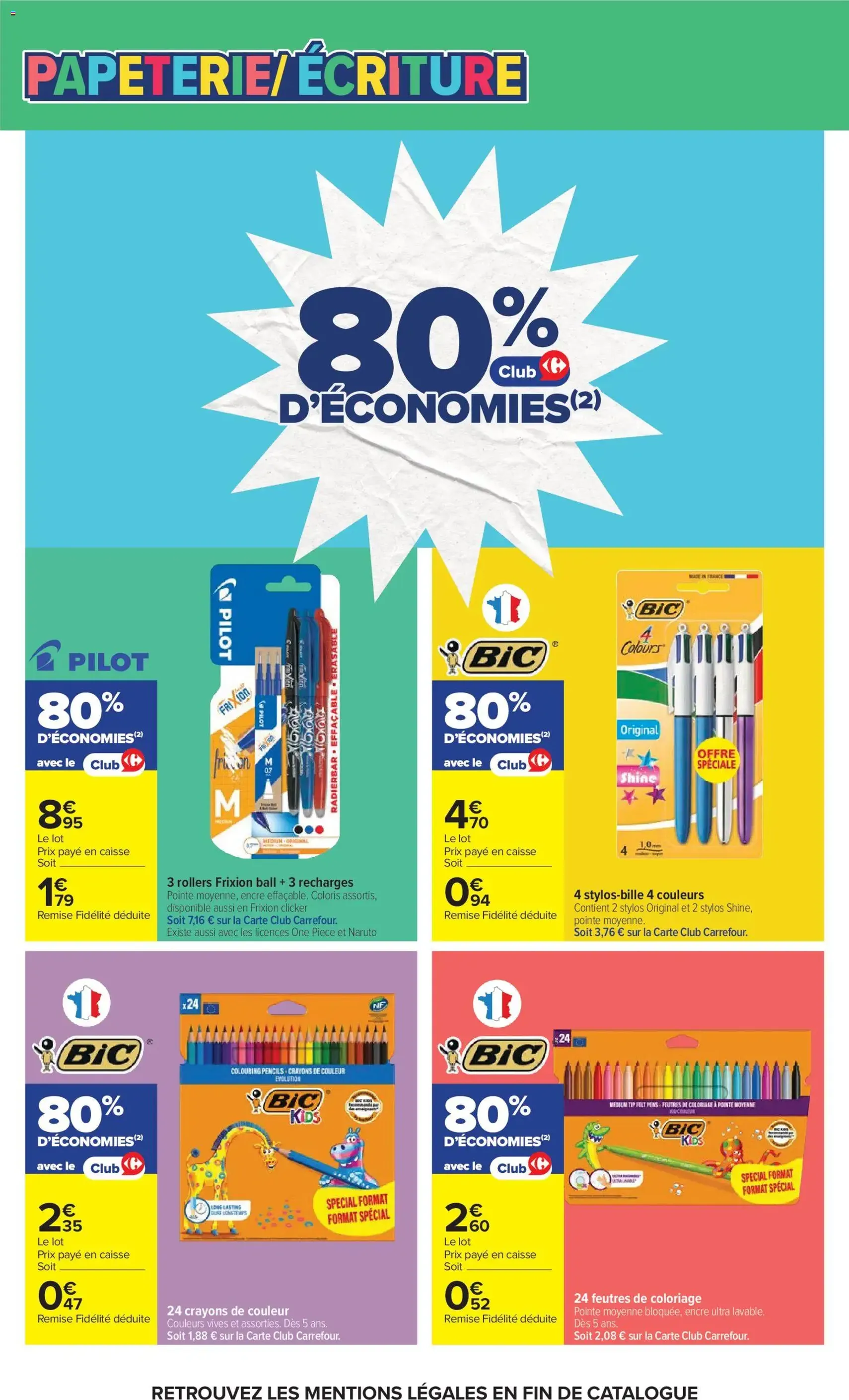 Carrefour Vos promos du quotidien - brochure valable à partir du 17/08/2026, page 6 sur 84