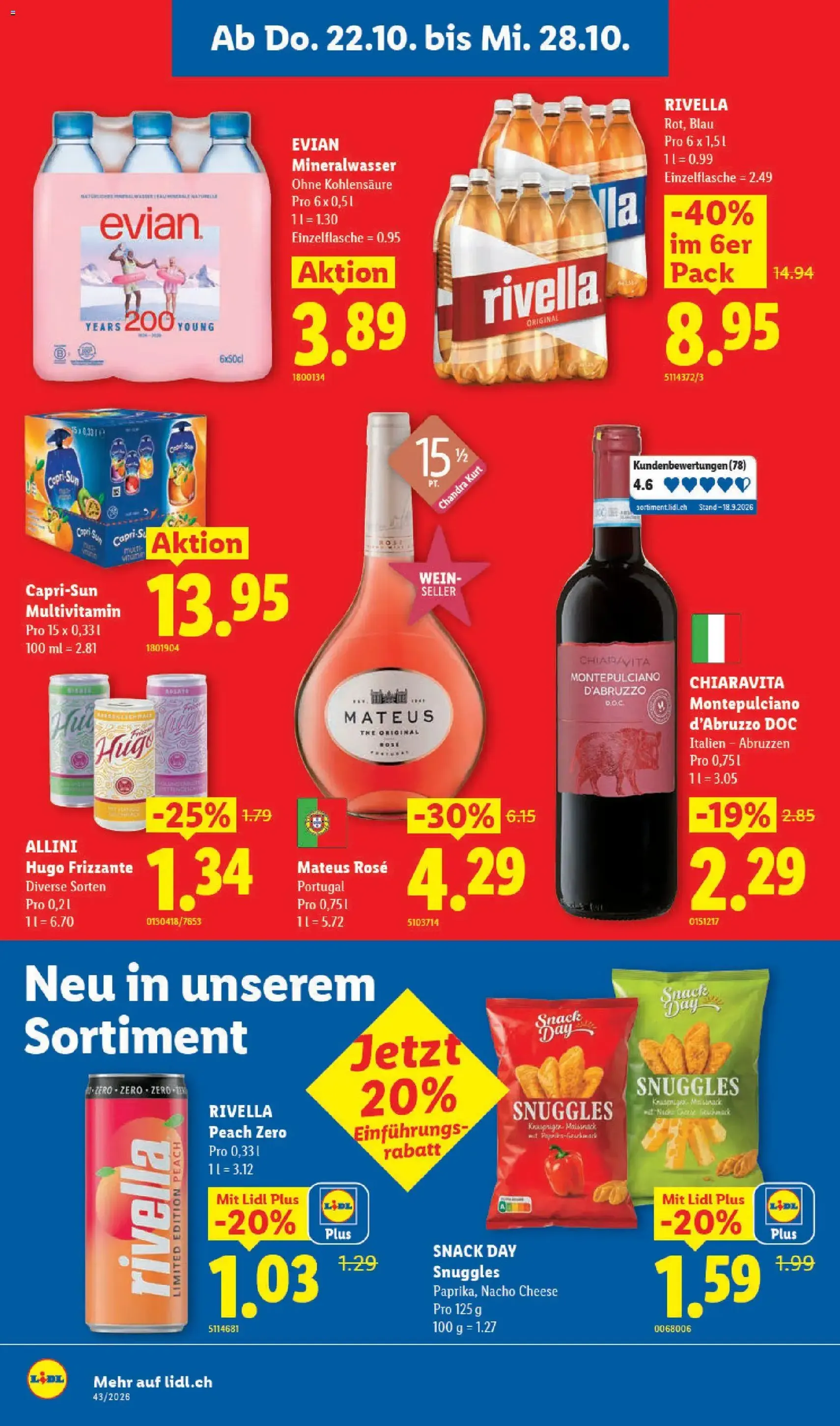 Lidl aktionen - Gültiger Prospekt ab 22.10.2026, Seite 12 von insgesamt 34