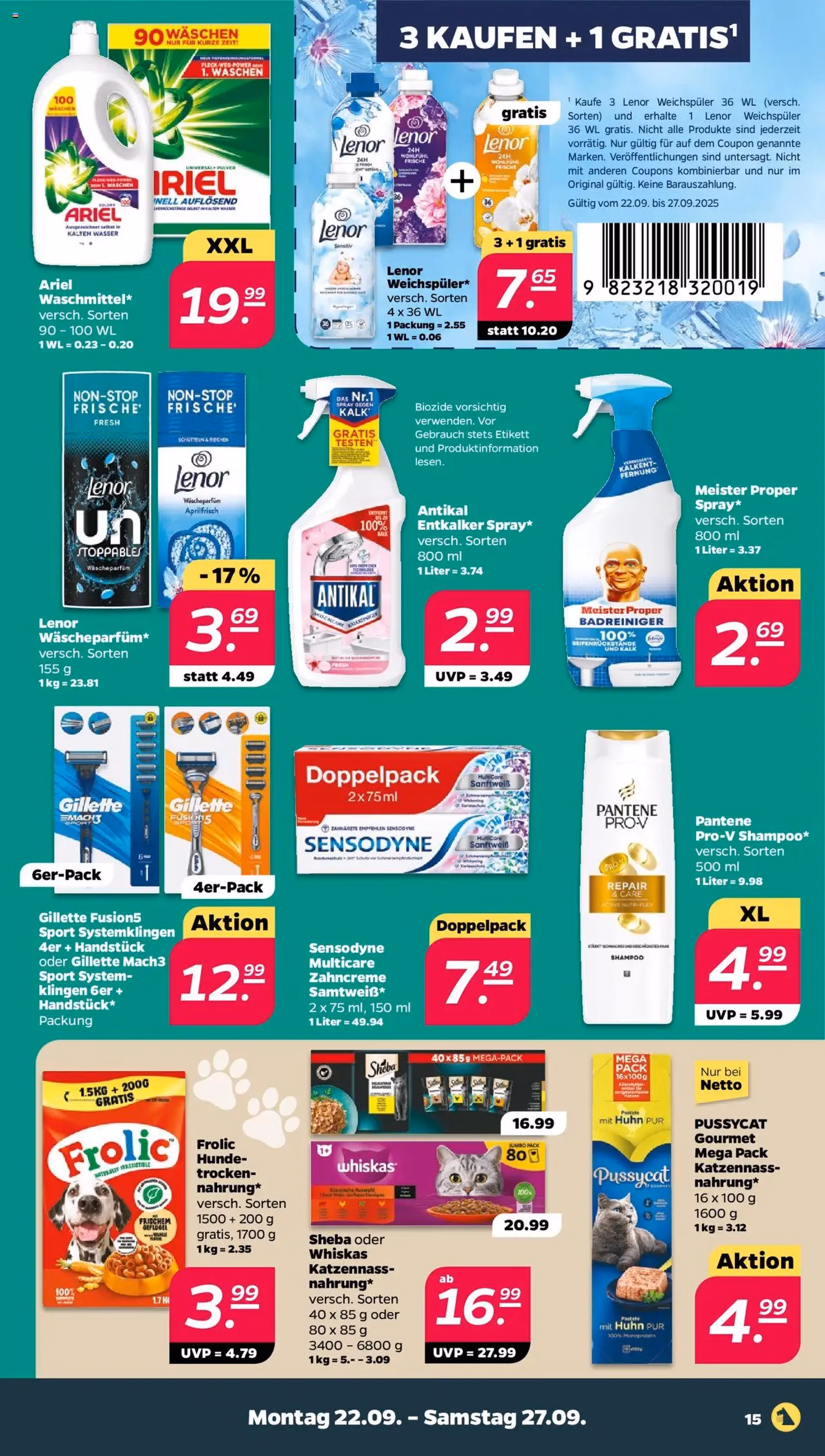 Netto Prospekt - Gültiger Prospekt ab 21.09.2025, Seite 15 von insgesamt 34 Netto Prospekt - Gültiger Prospekt ab 21.09.2025, Seite 15 von insgesamt 34