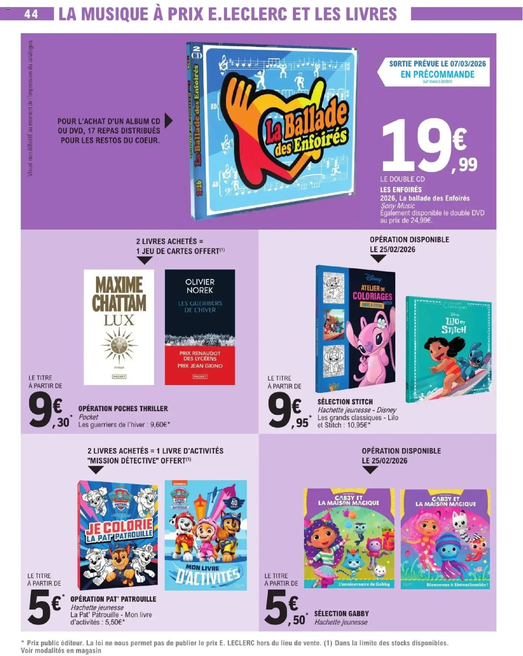 E.Leclerc catalogue semaine 9 - brochure valable à partir du 24/02/2026, page 44 sur 56