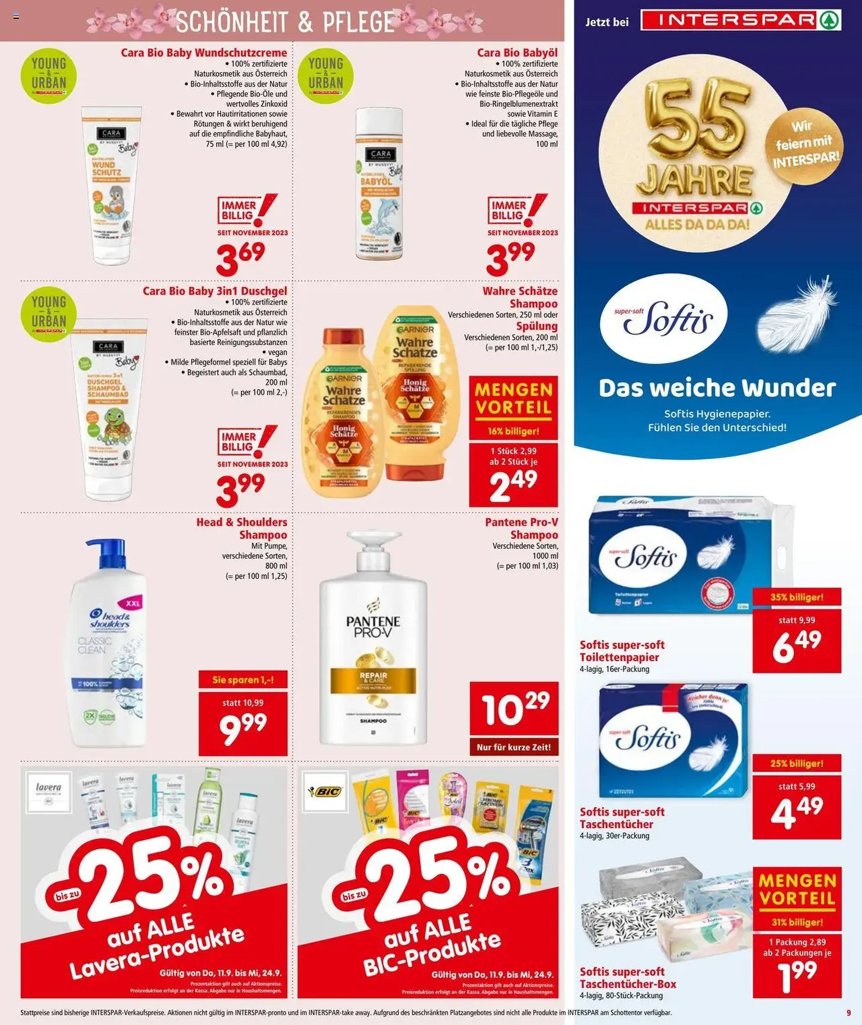 Interspar Flugblatt - Gültiger Prospekt ab 18.09.2025, Seite 9 von insgesamt 16