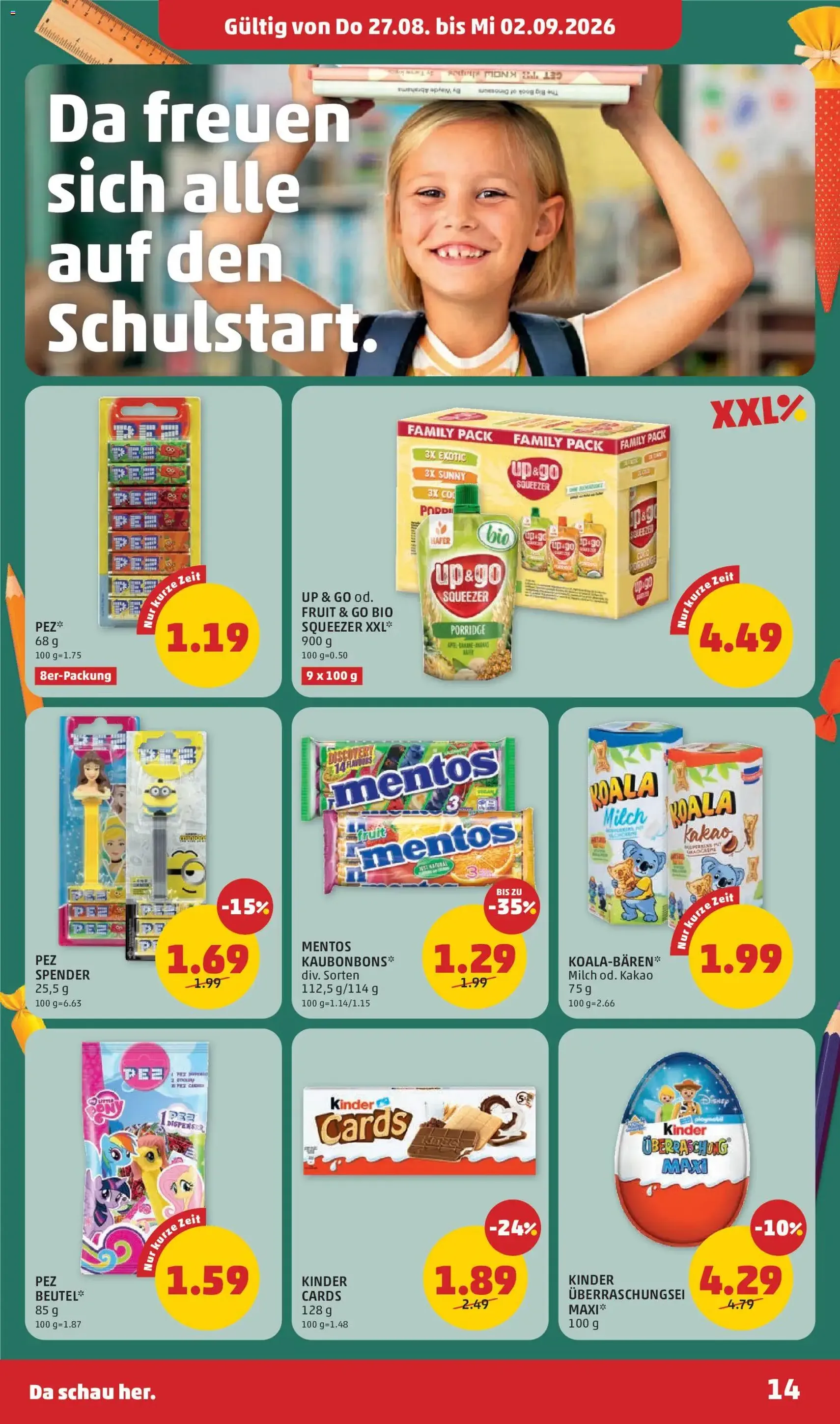 Penny Markt Flugblatt - Gültiger Prospekt ab 27.08.2026, Seite 14 von insgesamt 32