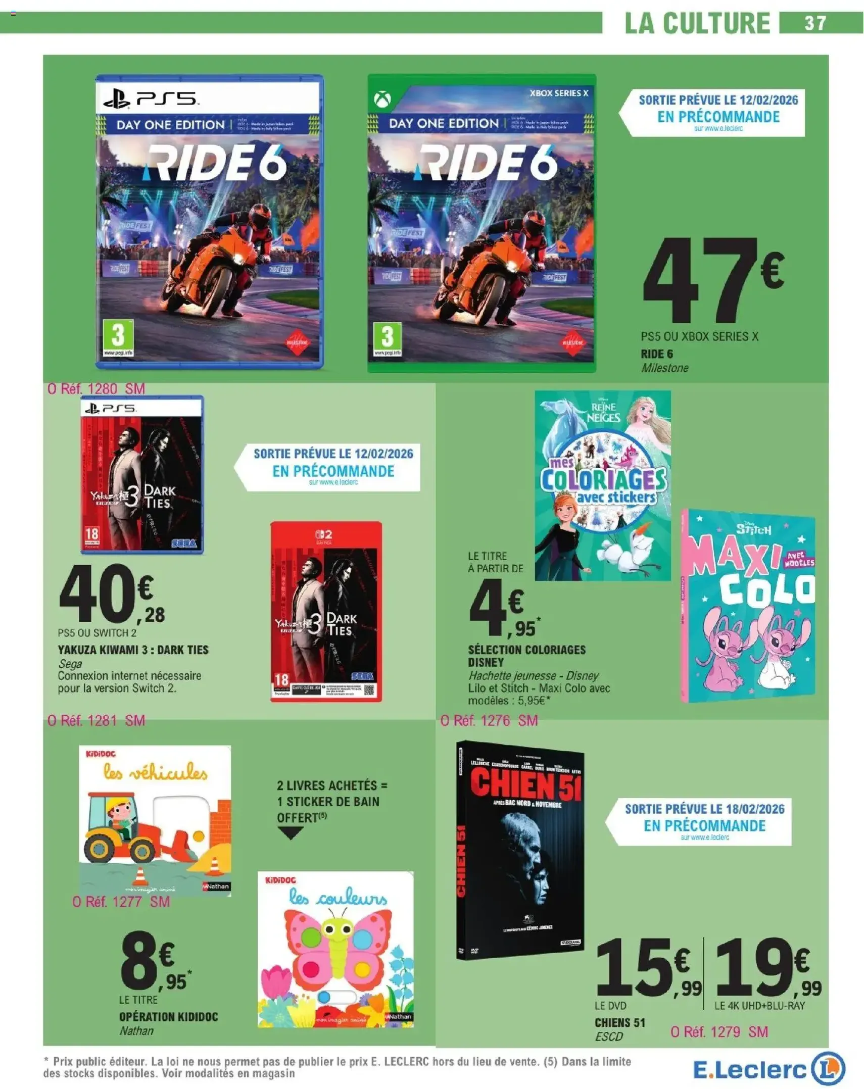 E.Leclerc catalogue semaine 7 - brochure valable à partir du 10/02/2026, page 37 sur 49