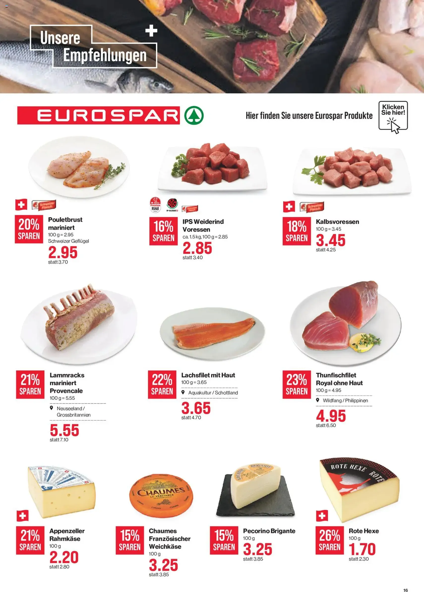 SPAR aktionen - Gültiger Prospekt ab 17.09.2026, Seite 16 von insgesamt 17