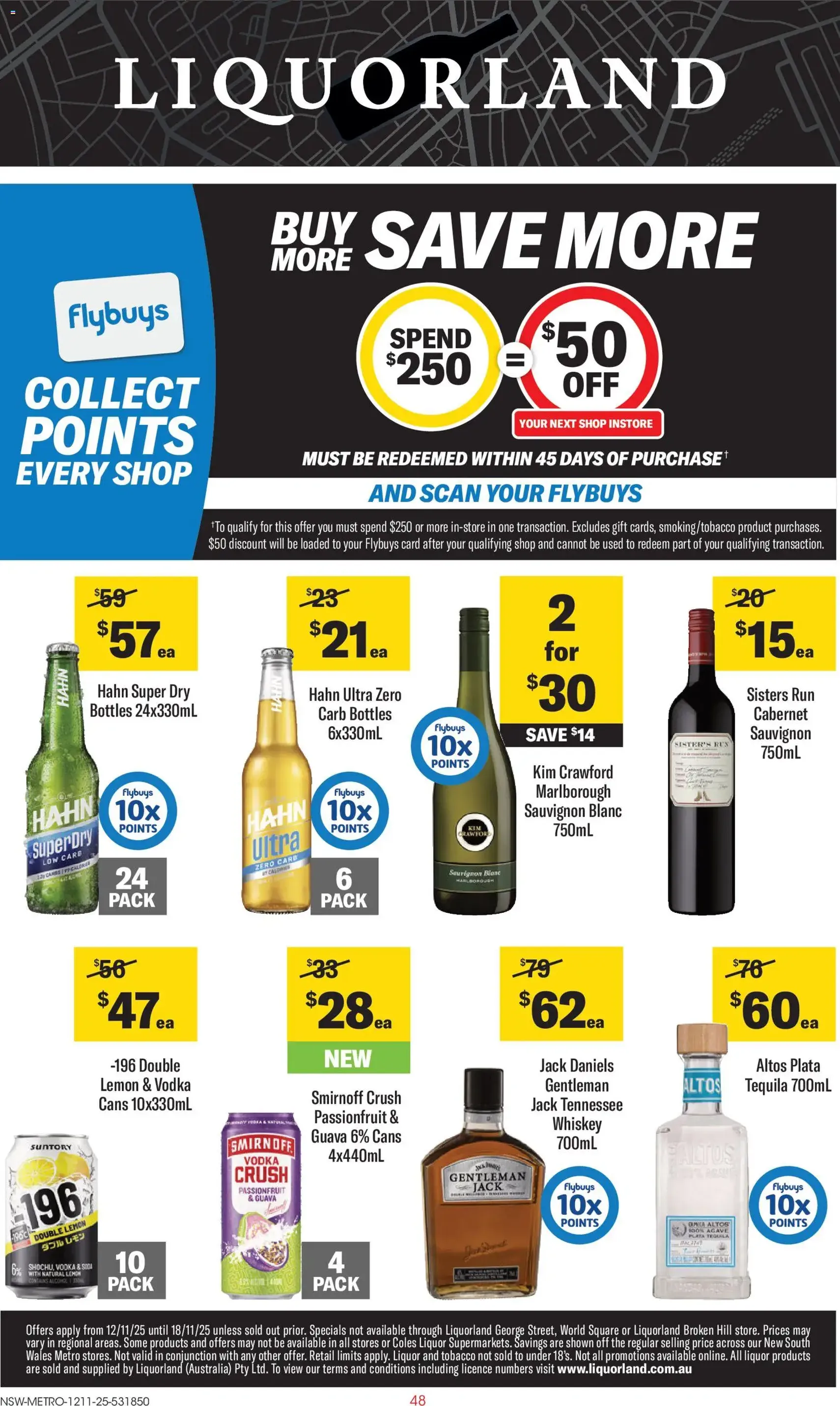 Liquorland Catalogue NSW - valid flyer from 12/11/2025, page 1 of 2