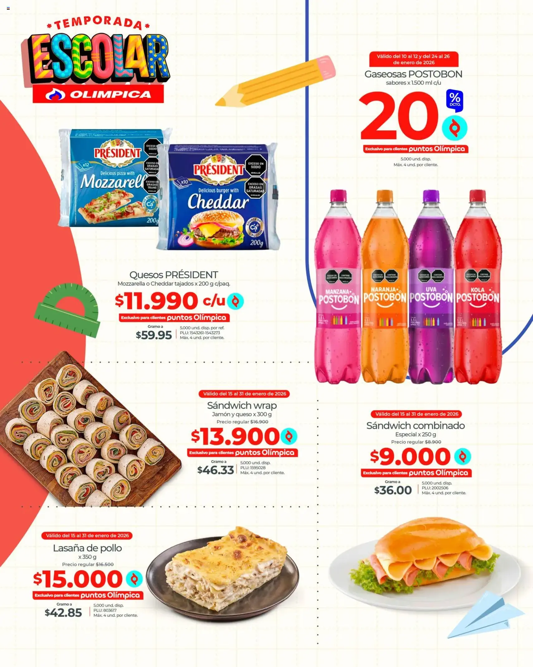 Olímpica - Temporada escolar - folleto válido desde 10/01/2026 página 32 de 37