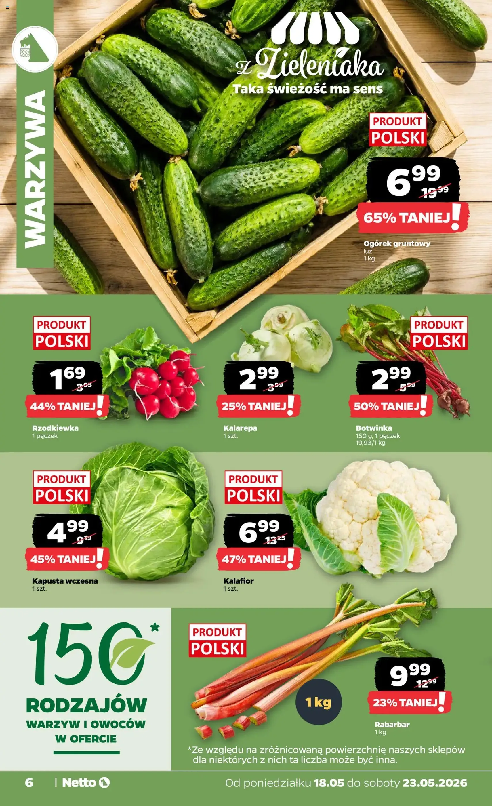 Netto gazetka od poniedziałku spożywcza - ważny gazetka od 18.05.2026 strona 6 z 38