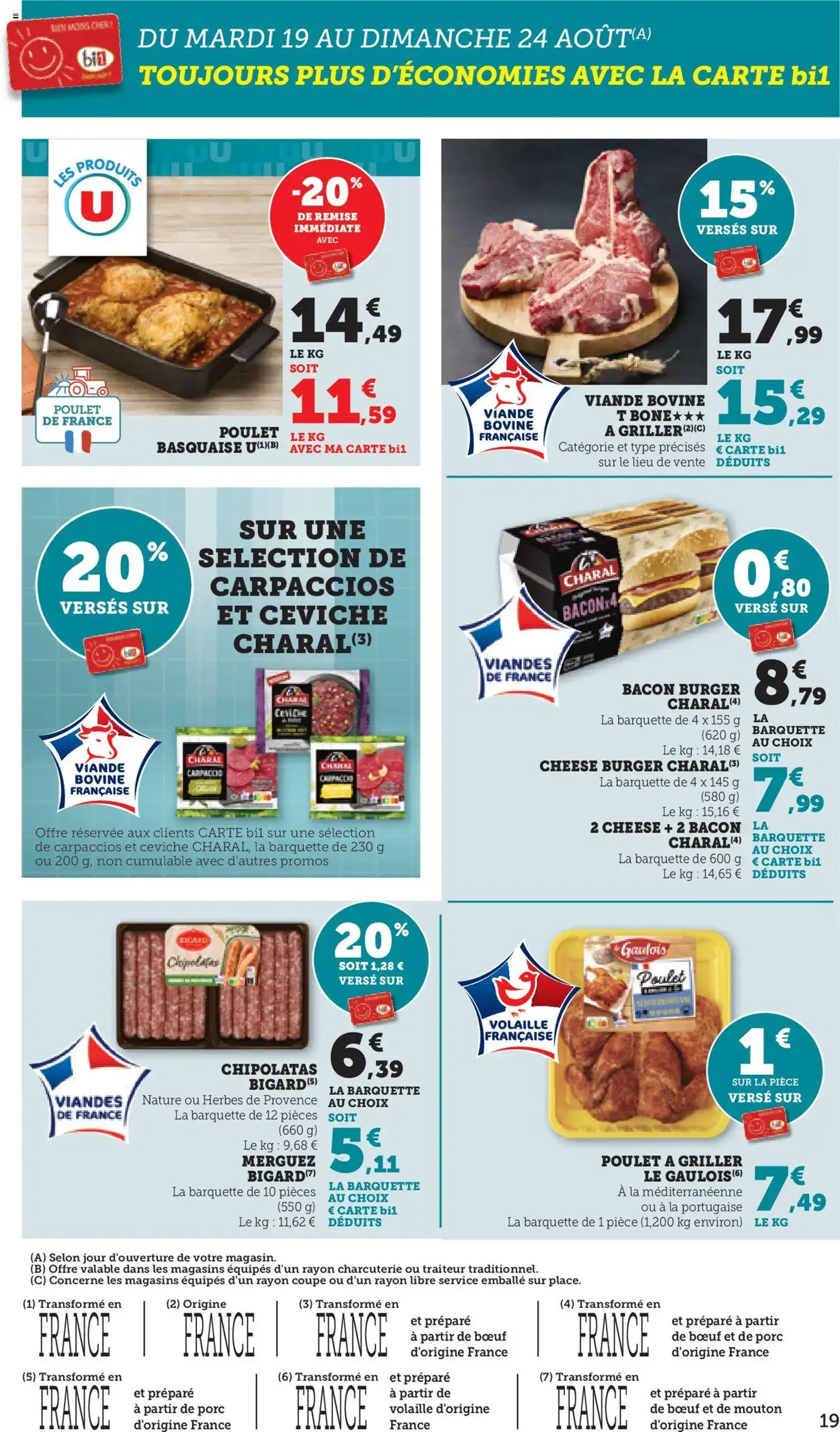 Bi1 catalogue - brochure valable à partir du 19/08/2025, page 19 sur 28 Bi1 catalogue - brochure valable à partir du 19/08/2025, page 19 sur 28