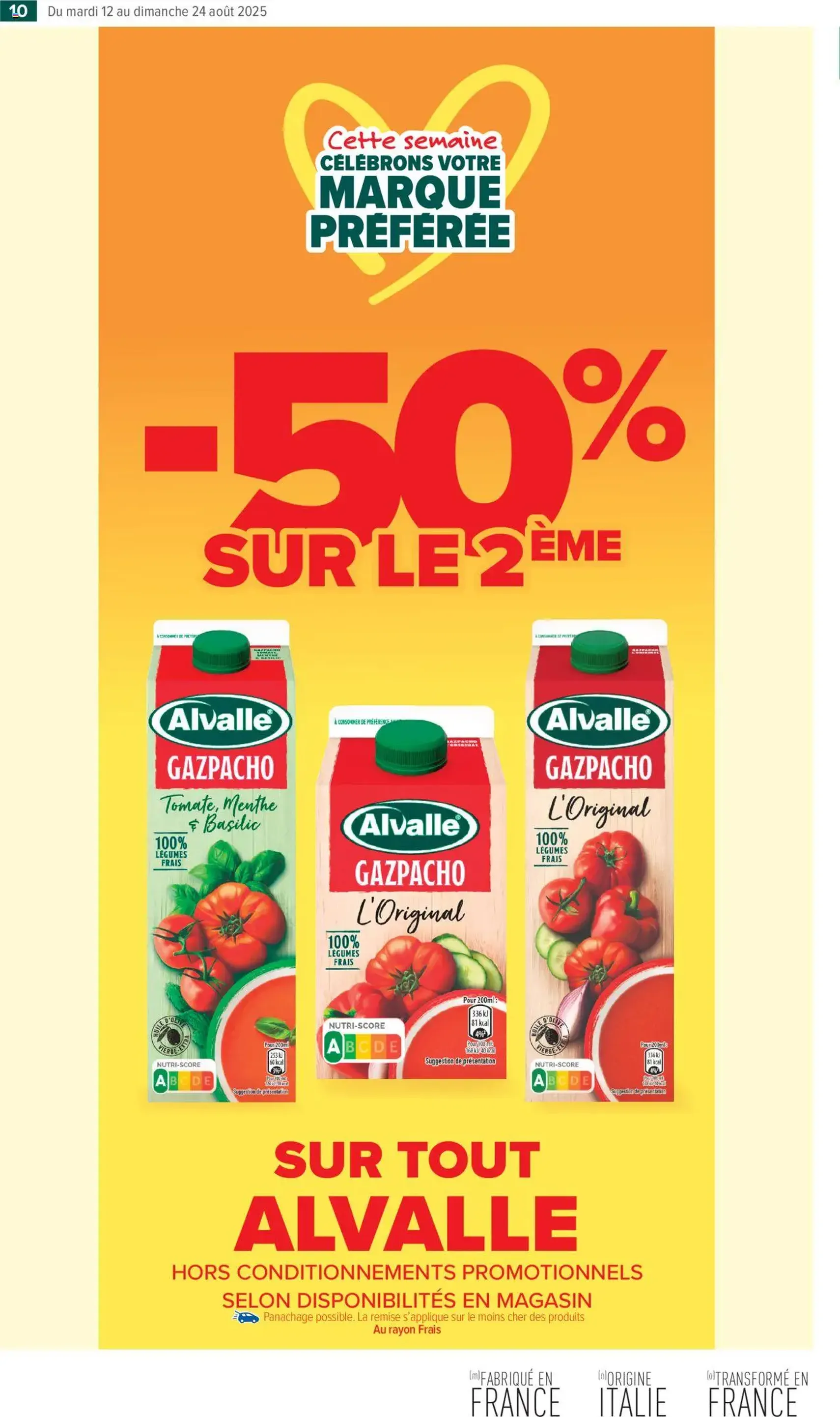Carrefour Market catalogue semaine 33 - brochure valable à partir du 12/08/2025, page 12 sur 44