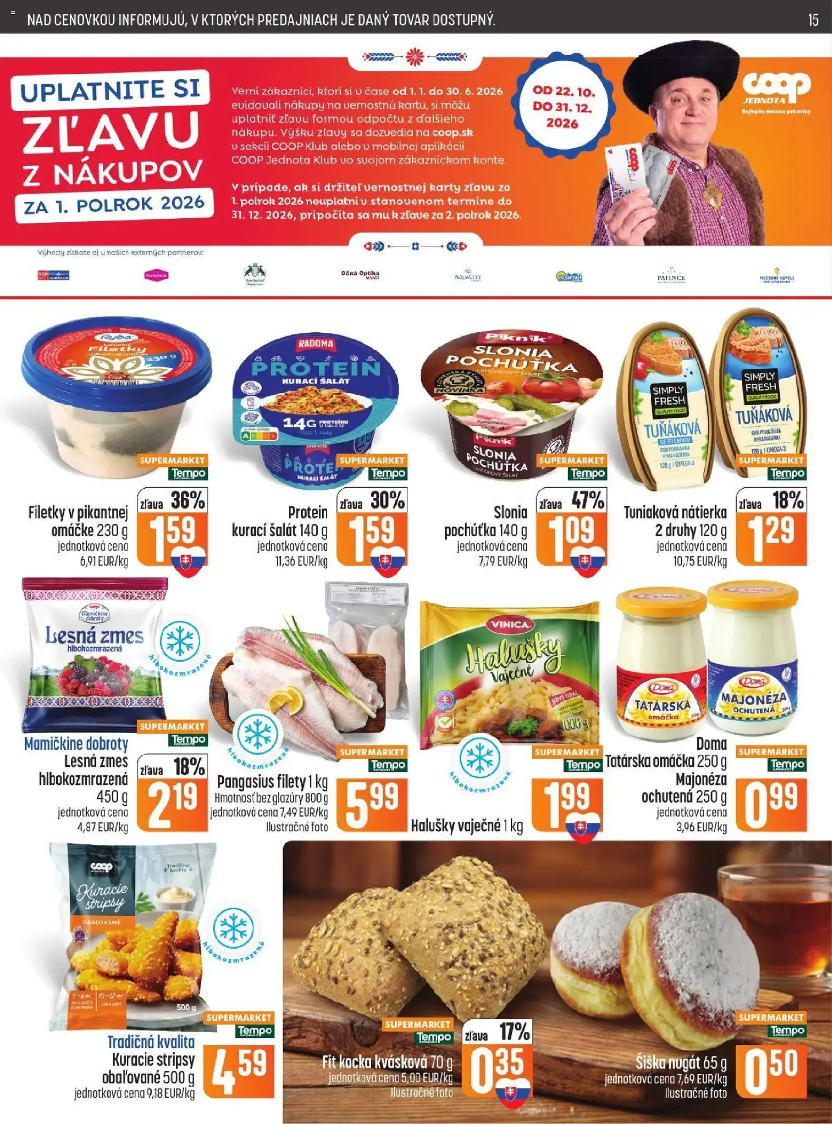 COOP Jednota leták - platný leták od 22.10.2026 strana 15 z 29