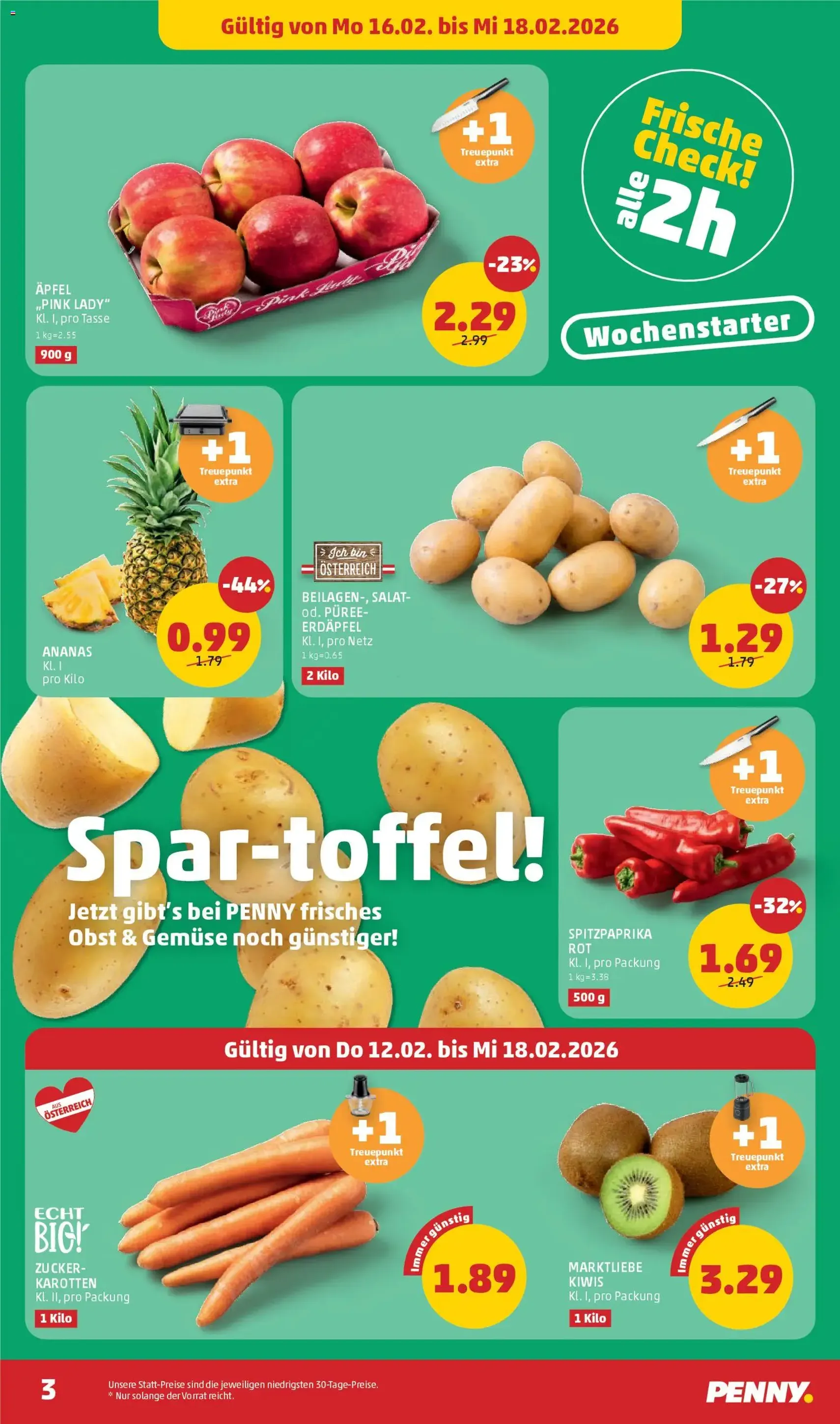Penny Markt Flugblatt - Gültiger Prospekt ab 12.02.2026, Seite 3 von insgesamt 32