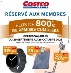 Costco catalogue - Prévisualisation du catalogue valable à partir du 29/09/2025