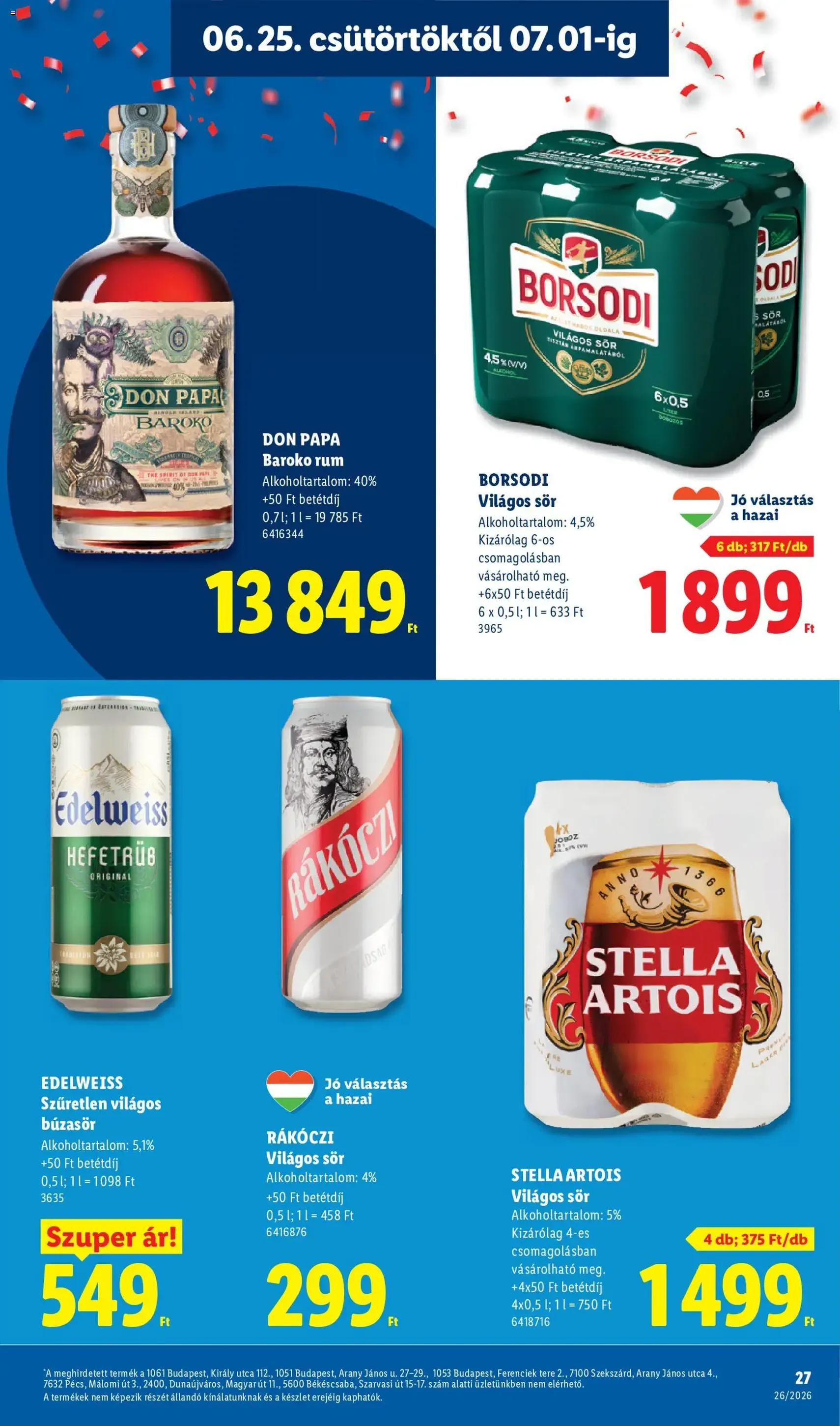 Lidl akciós újság - 2026.06.25. érvényes szórólap 27 oldal 74 oldalból