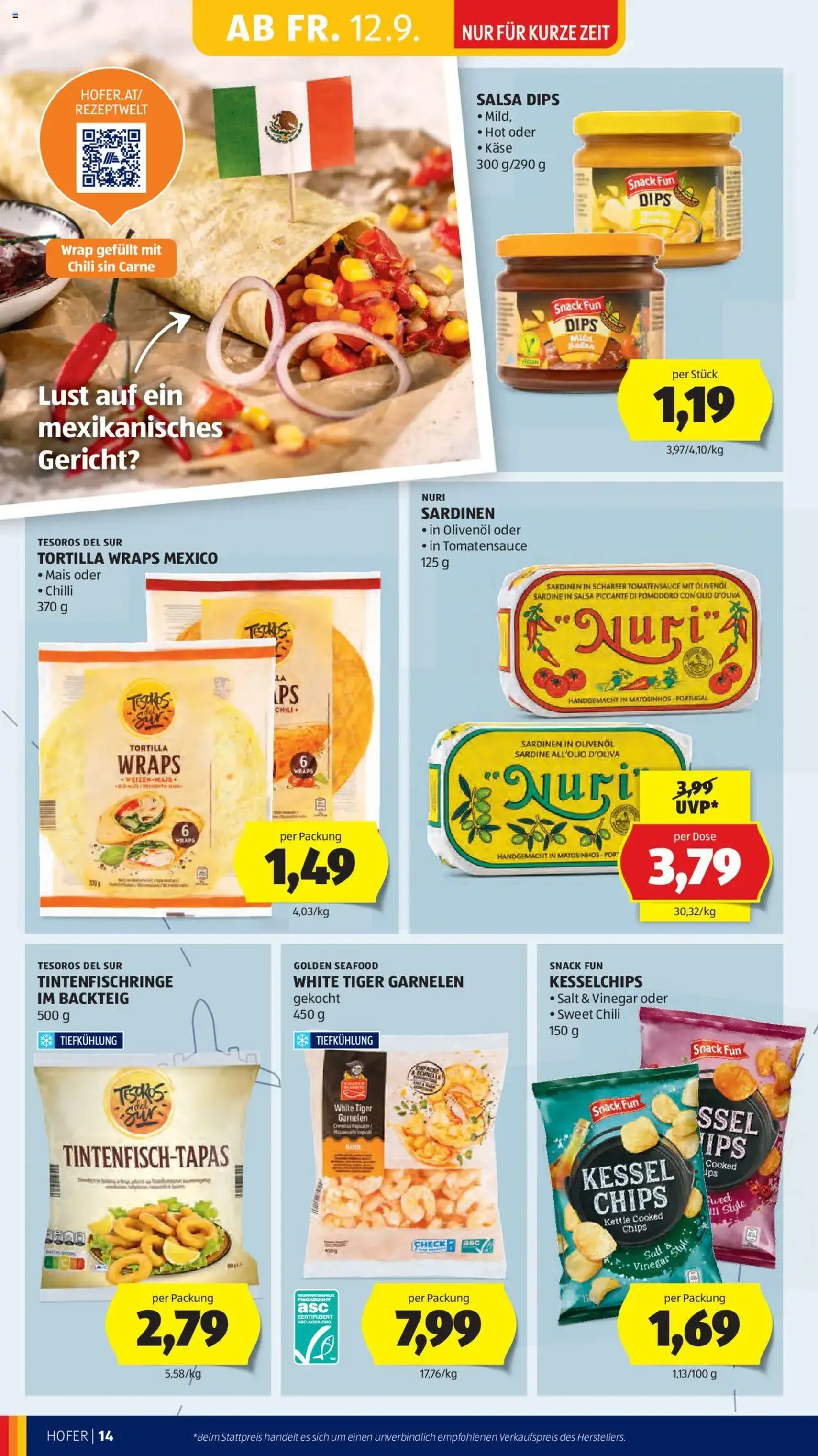 Hofer Flugblatt - Gültiger Prospekt ab 12.09.2025, Seite 16 von insgesamt 49