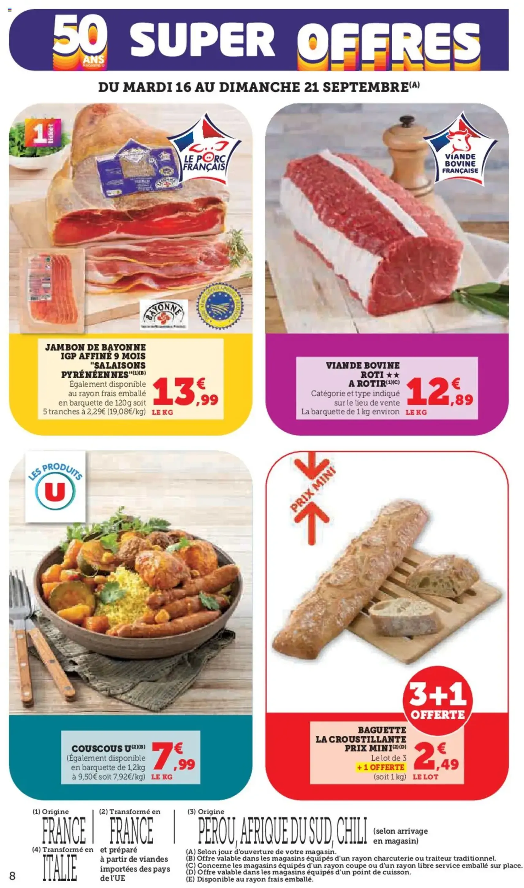 Hyper U catalogue - brochure valable à partir du 16/09/2025, page 8 sur 44 Hyper U catalogue - brochure valable à partir du 16/09/2025, page 8 sur 44