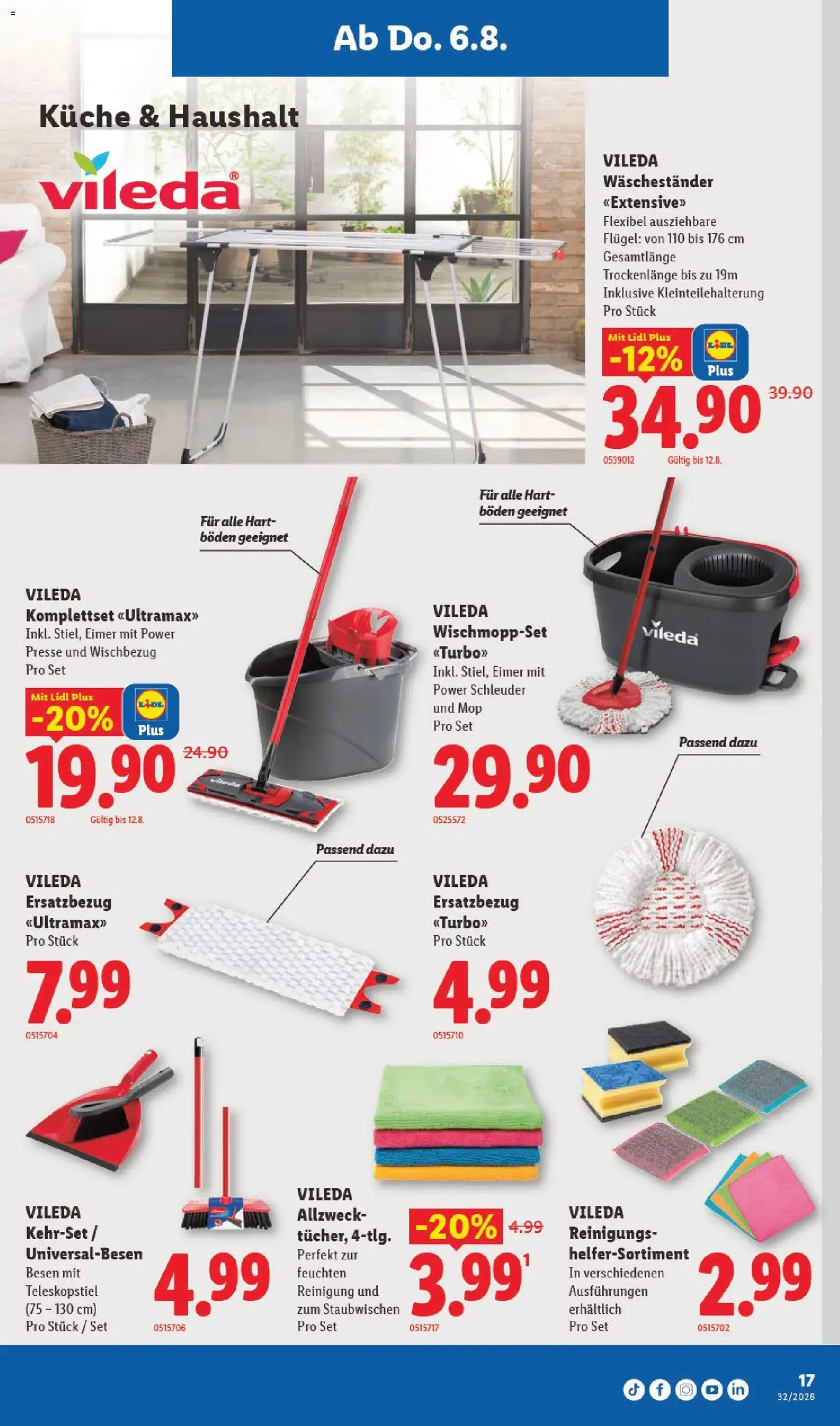 Lidl aktionen - Gültiger Prospekt ab 06.08.2026, Seite 17 von insgesamt 32