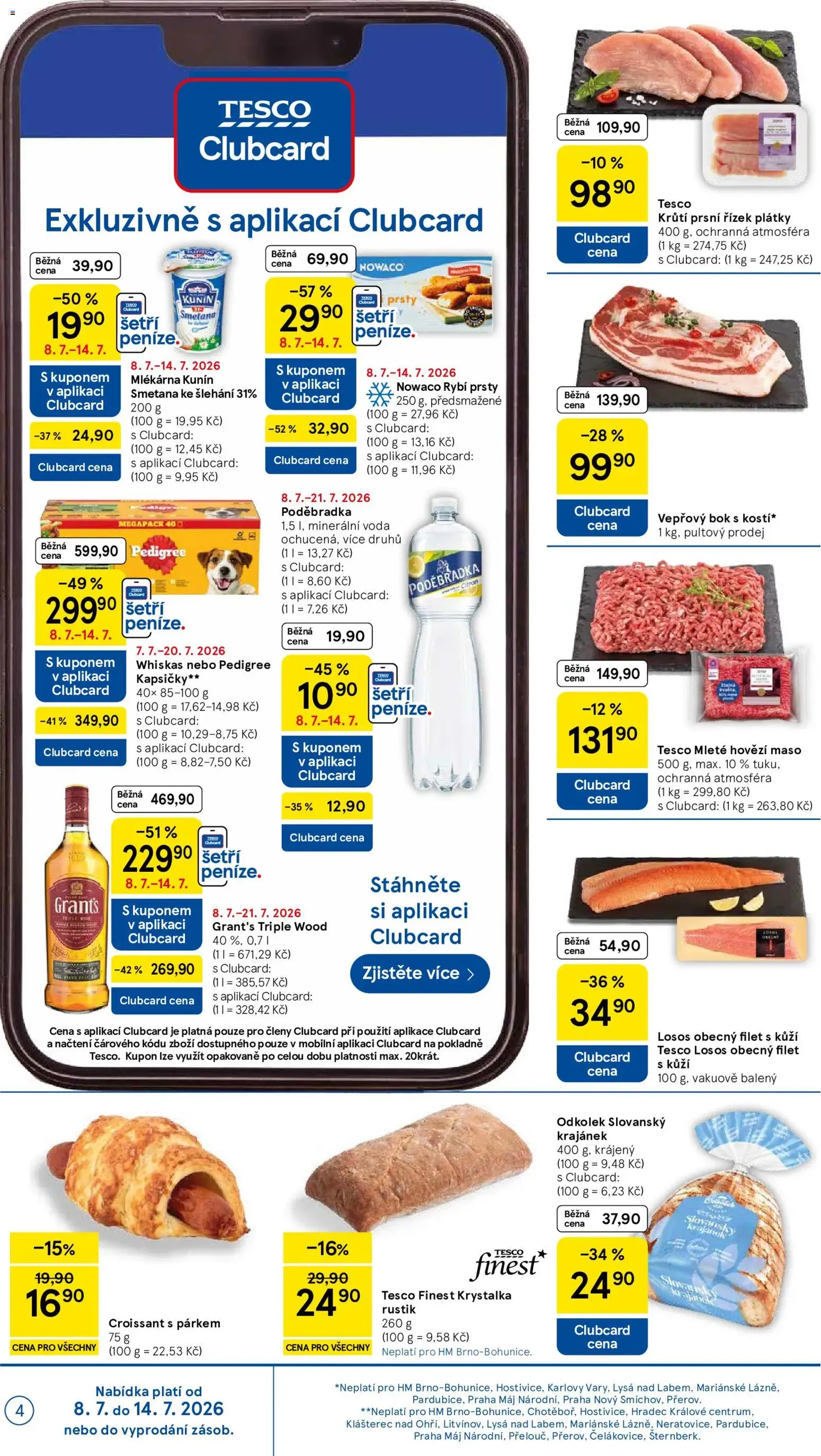 Tesco leták - Hypermarket - platný leták od 08.07.2026 strana 4 z 36