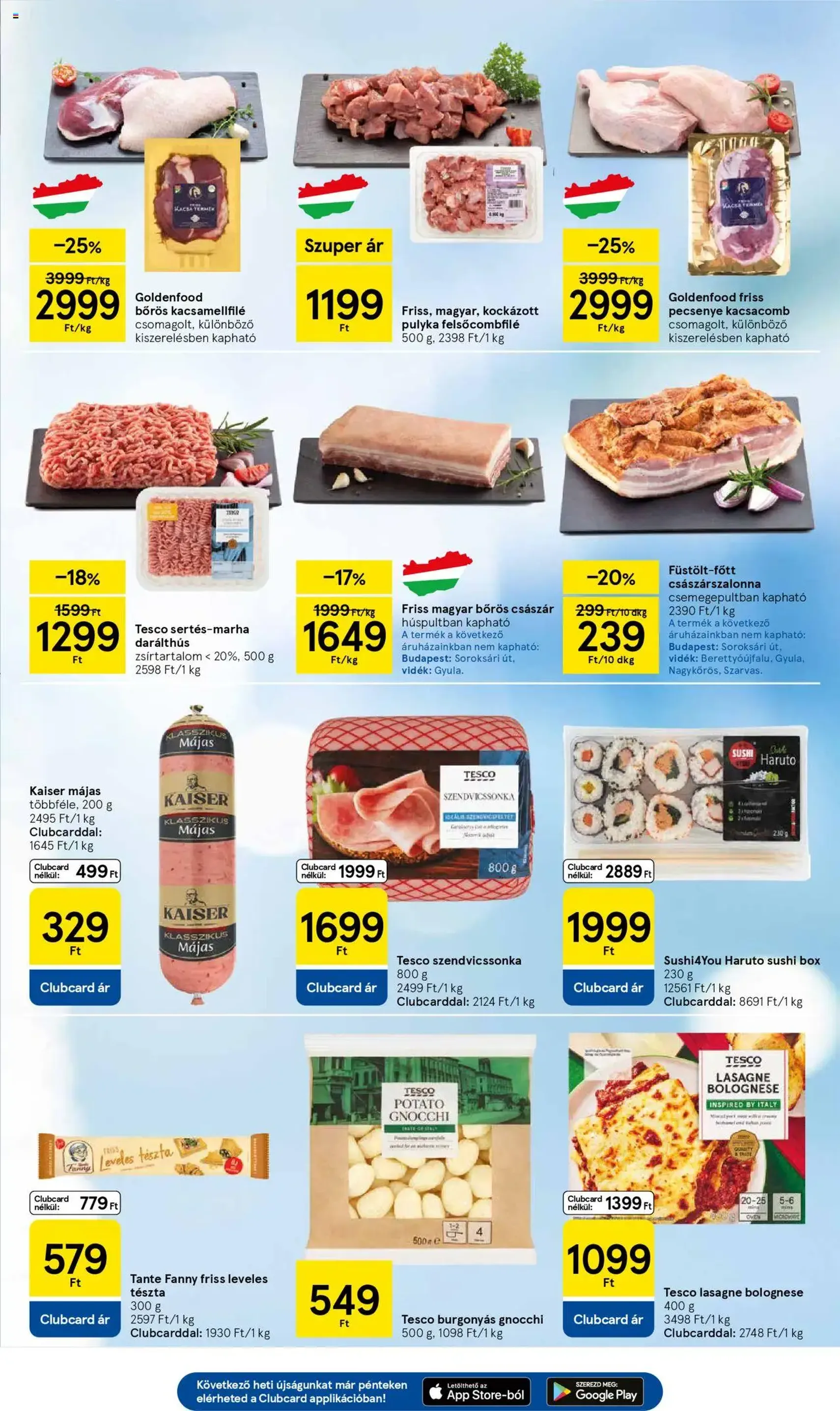 Tesco Hipermarket - Akciós újság - 2025.09.11. érvényes szórólap 3 oldal 32 oldalból Tesco Hipermarket - Akciós újság - 2025.09.11. érvényes szórólap 3 oldal 32 oldalból