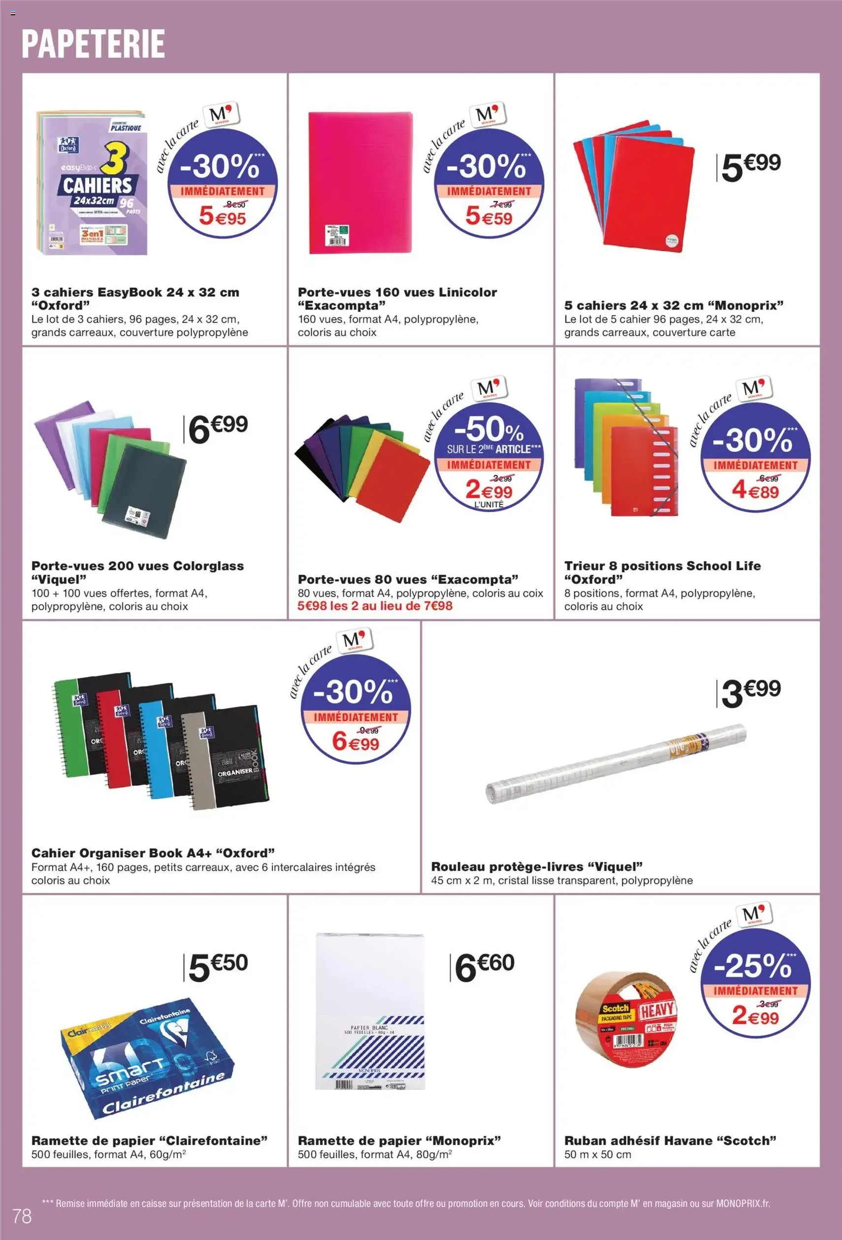 Monoprix catalogue - brochure valable à partir du 25/08/2026, page 78 sur 85