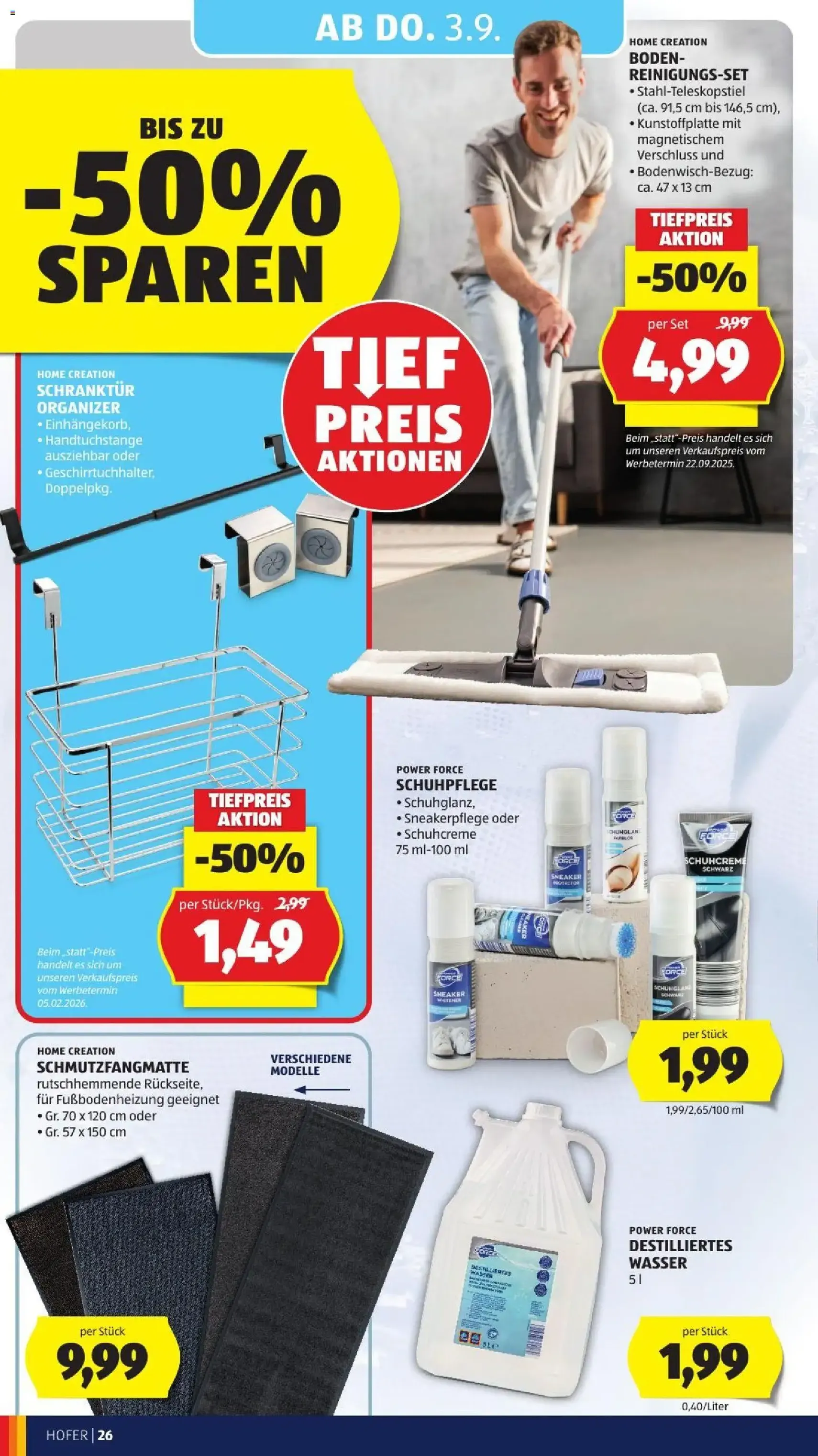 Hofer Flugblatt - Gültiger Prospekt ab 28.08.2026, Seite 38 von insgesamt 45