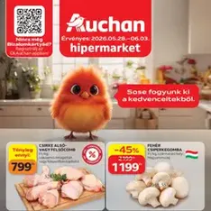 Auchan akciós újság - szórólap előnézete érvényes 2026.05.28. -tól