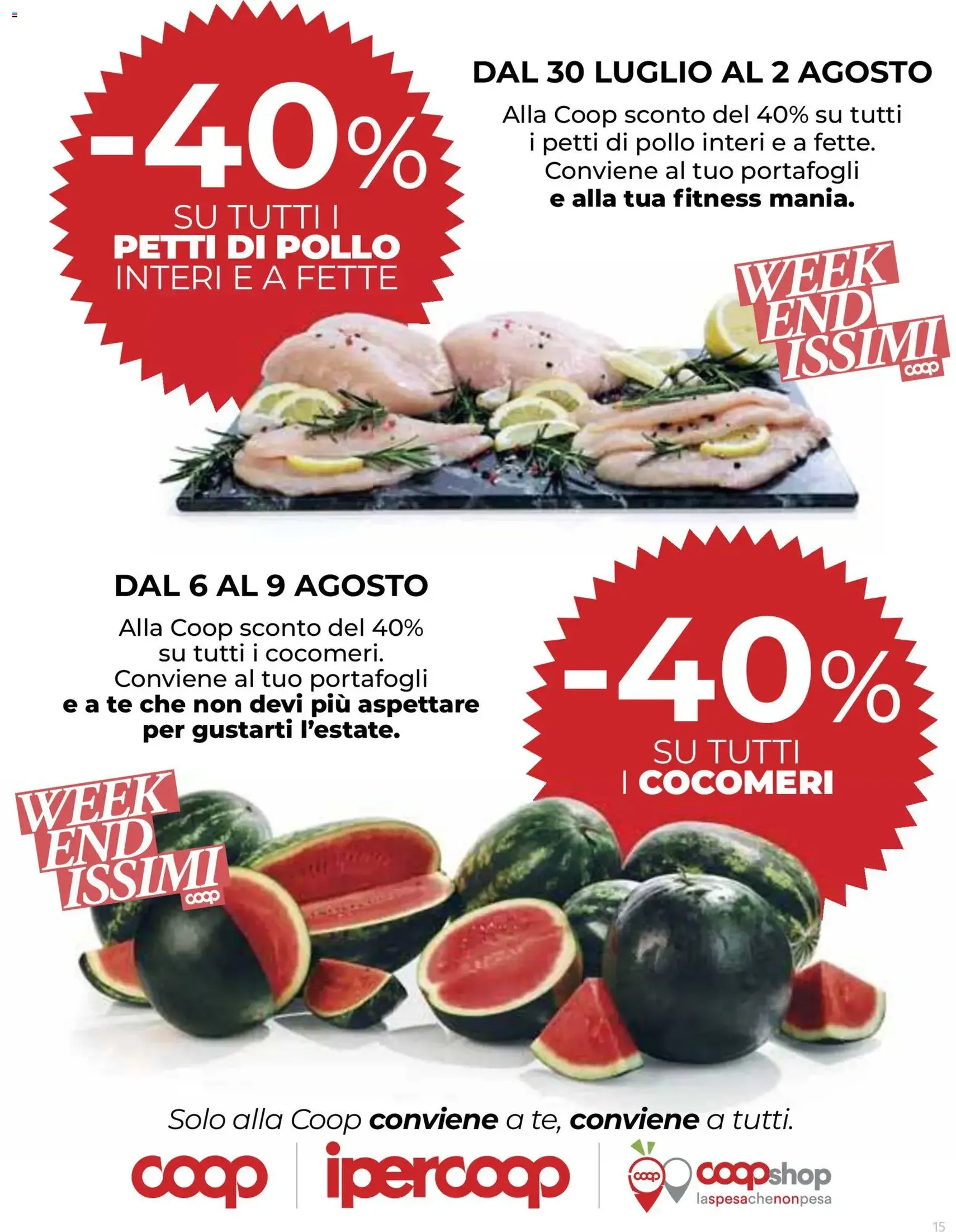 Ipercoop volantino - volantino valido dal 30/07/2026 pagina 15 di 40