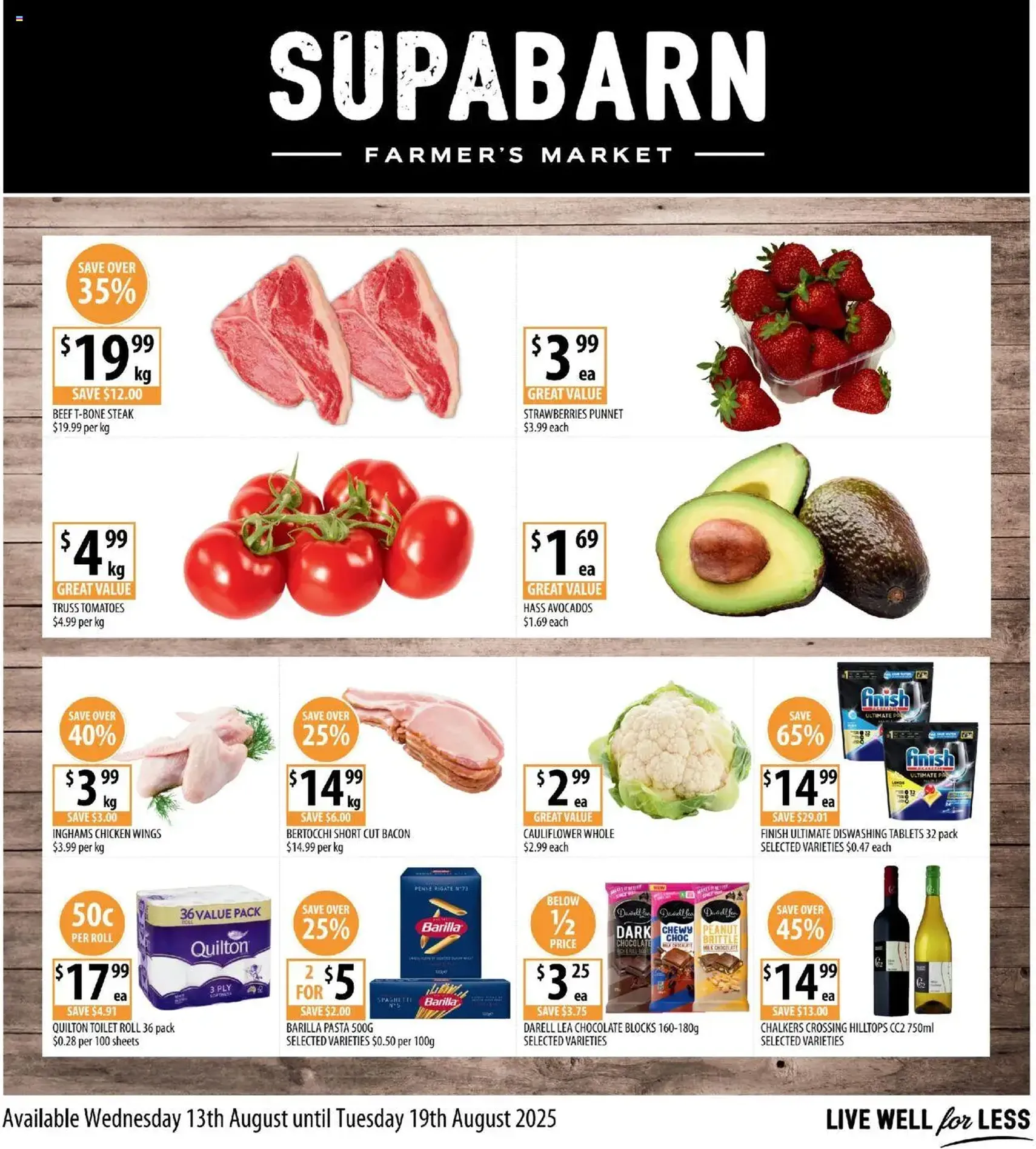 Supabarn Catalogue - valid flyer from 13/08/2025, page 1 of 12 Supabarn Catalogue - valid flyer from 13/08/2025, page 1 of 12