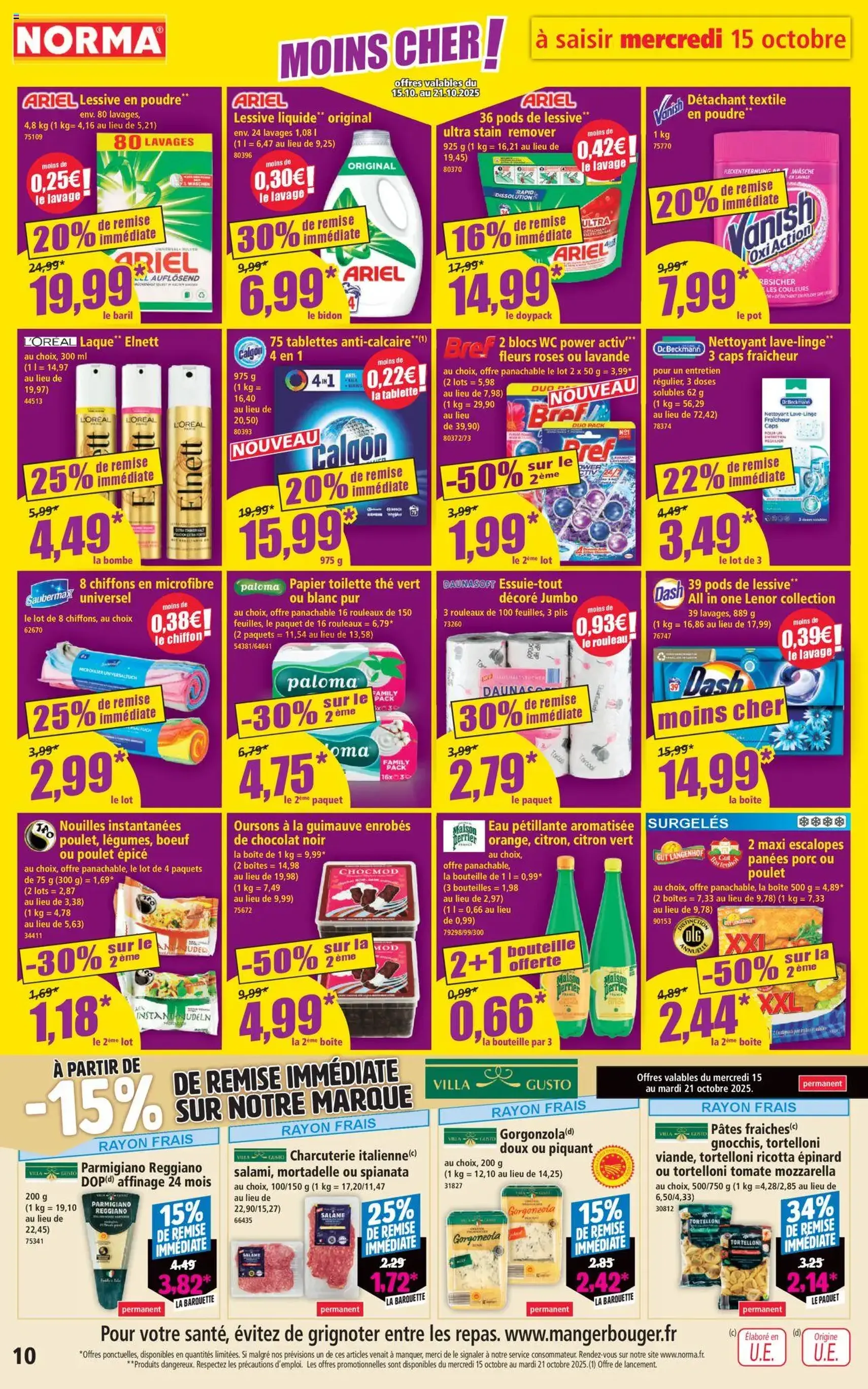 Norma catalogue - brochure valable à partir du 15/10/2025, page 10 sur 14 Norma catalogue - brochure valable à partir du 15/10/2025, page 10 sur 14