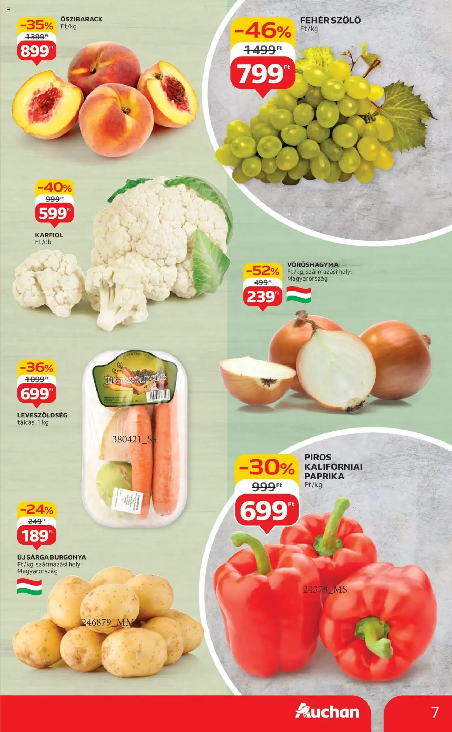 Auchan Akciós újság - 2025.08.14. érvényes szórólap 7 oldal 54 oldalból Auchan Akciós újság - 2025.08.14. érvényes szórólap 7 oldal 54 oldalból