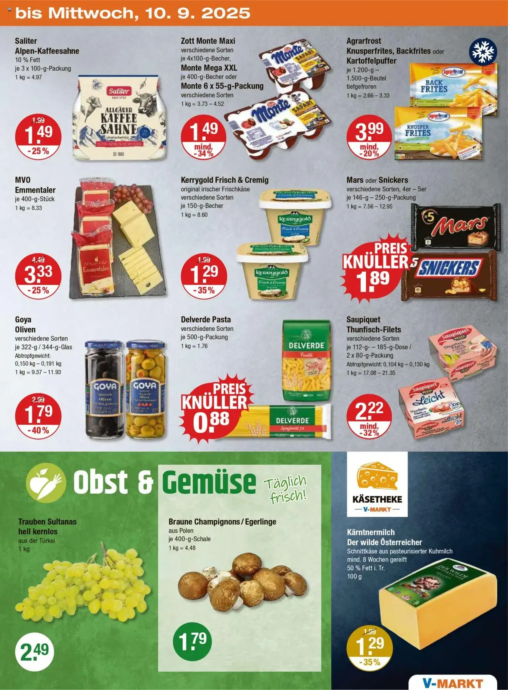 V-Markt - Oberpfalz - Gültiger Prospekt ab 04.09.2025, Seite 19 von insgesamt 22 V-Markt - Oberpfalz - Gültiger Prospekt ab 04.09.2025, Seite 19 von insgesamt 22