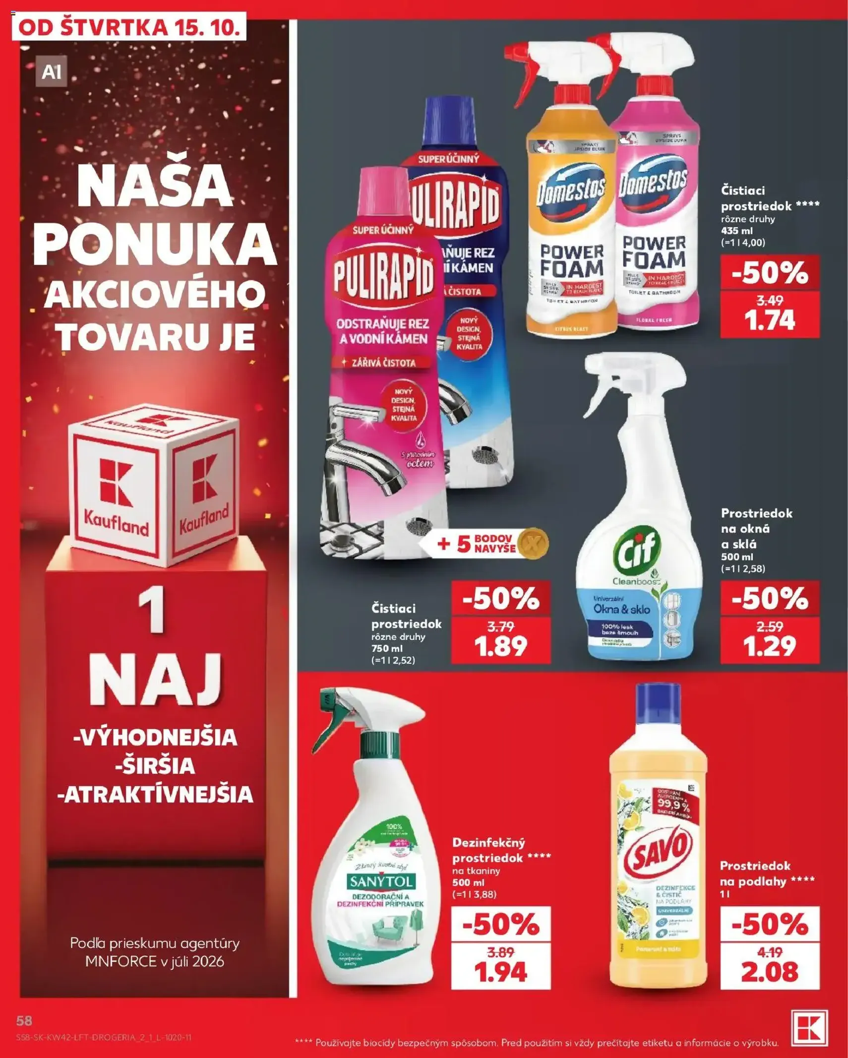 Kaufland leták - platný leták od 15.10.2026 strana 58 z 84