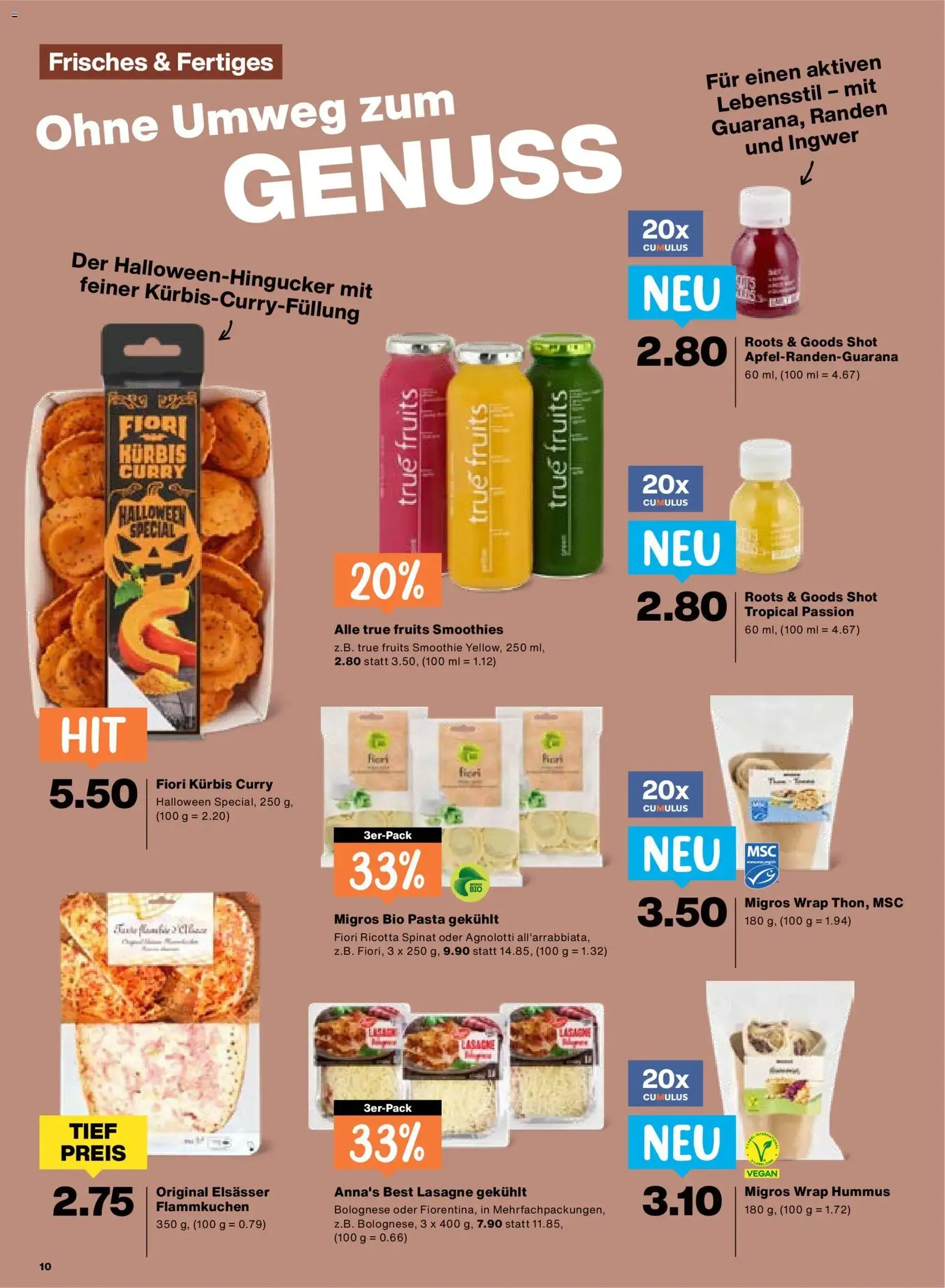 Migros aktionen - Gültiger Prospekt ab 22.10.2026, Seite 10 von insgesamt 24