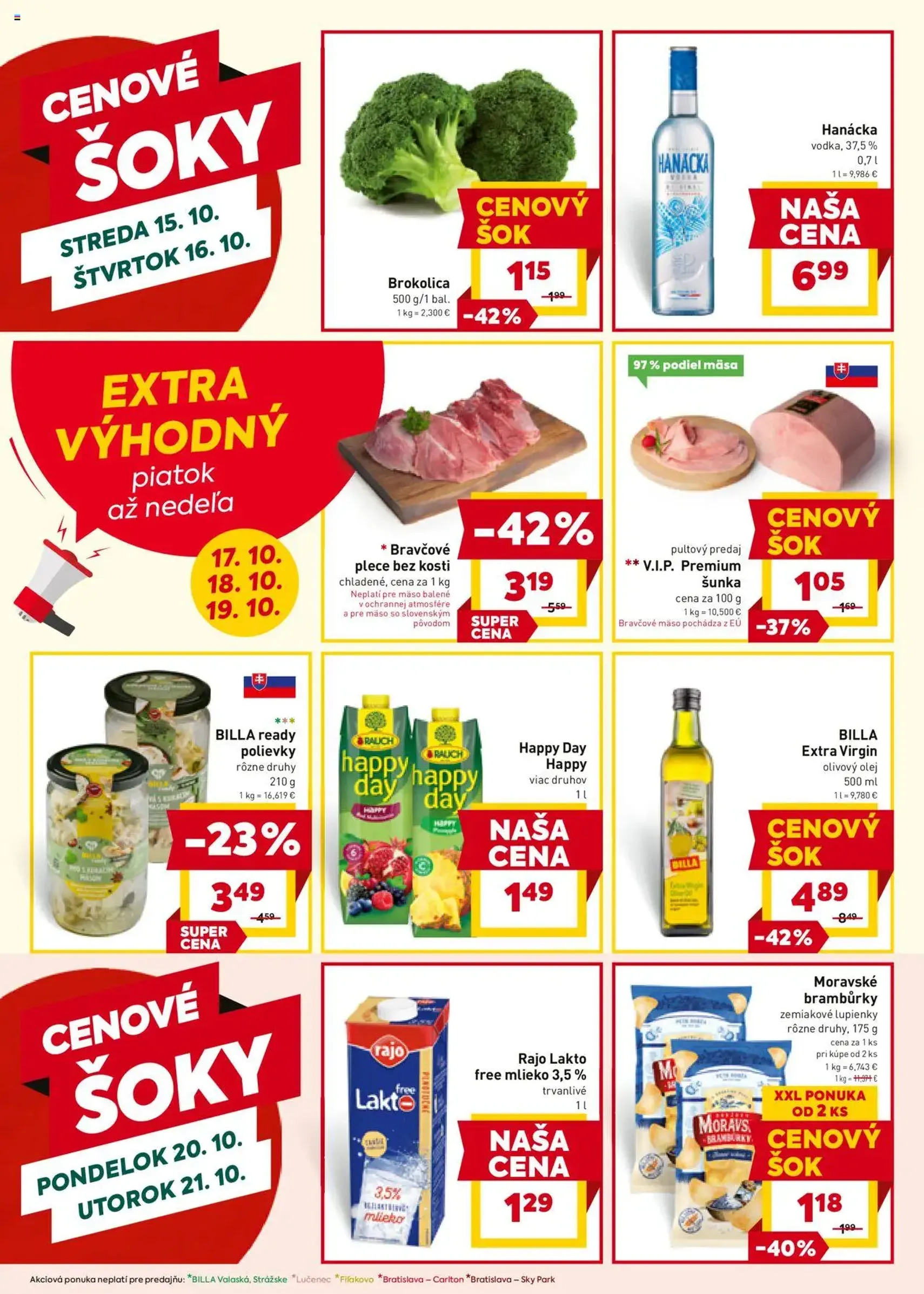Billa leták - platný leták od 15.10.2025 strana 20 z 20
